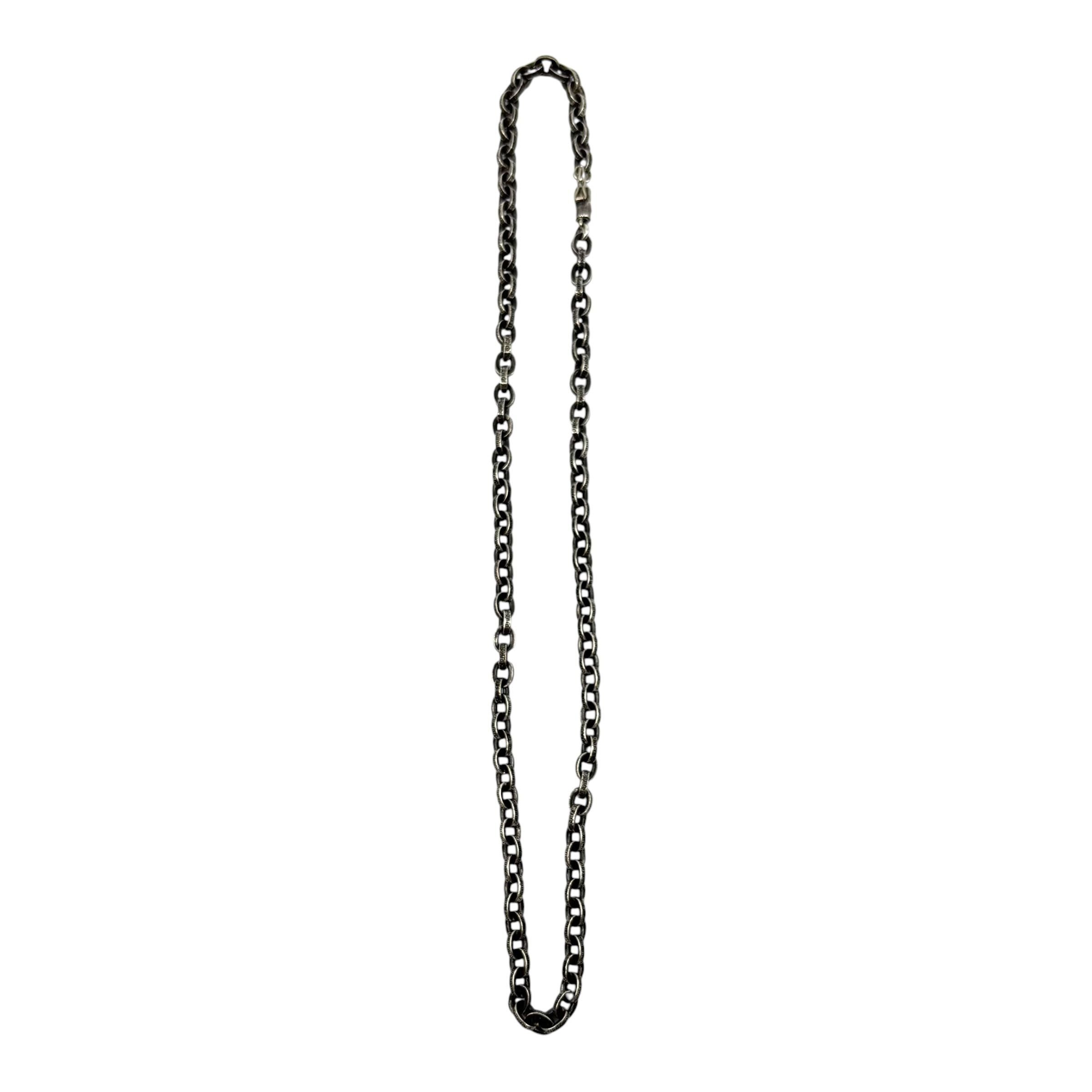 Chrome Hearts Silver Paper Chain Necklace 18" Size ONE SIZE - 2 Thumbnail
