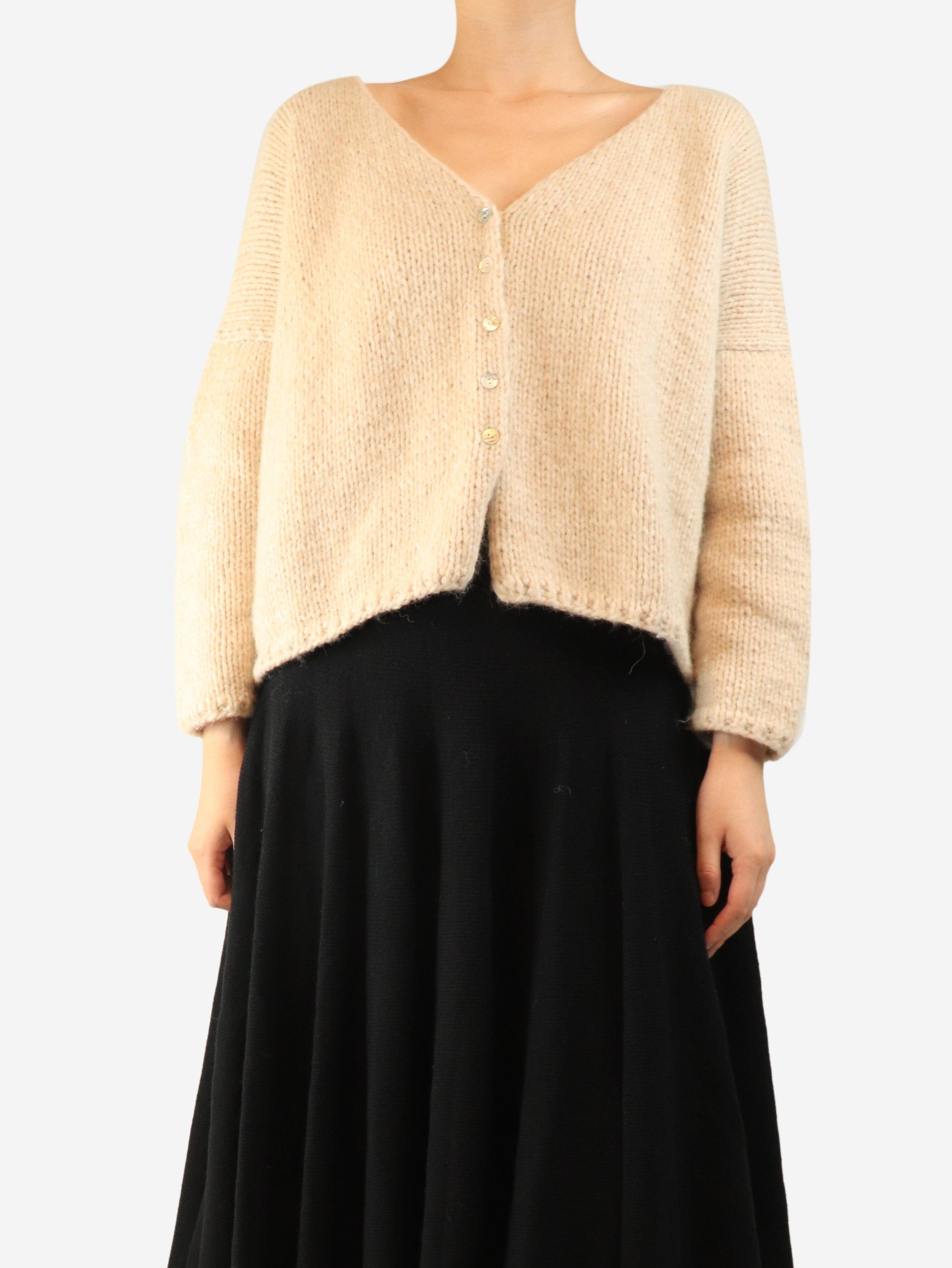 Album di Famiglia Neutral chunky cardigan - M Size S / US 4 / IT 40 - 2 Thumbnail