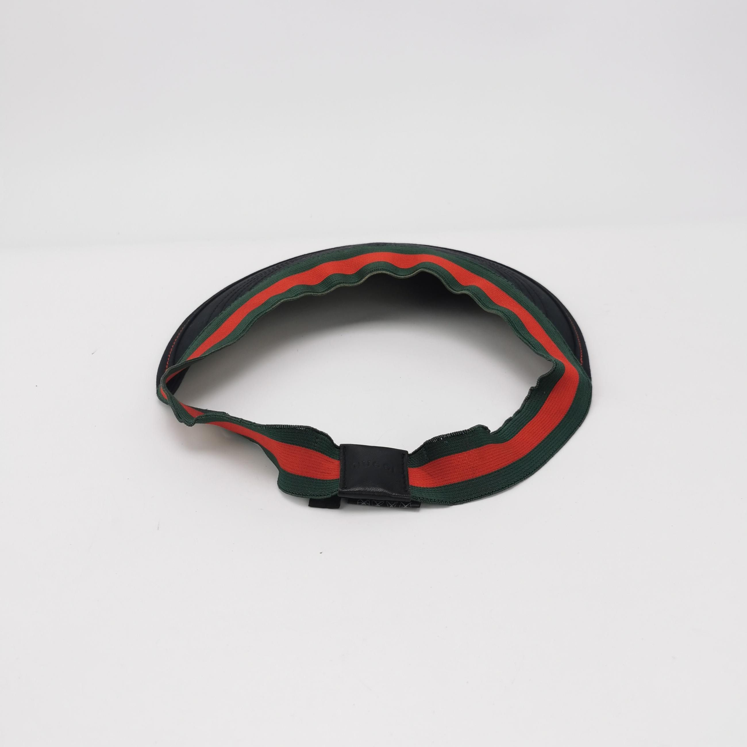 Gucci Gucci Web Stripe Visor Size L Size ONE SIZE - 3 Thumbnail