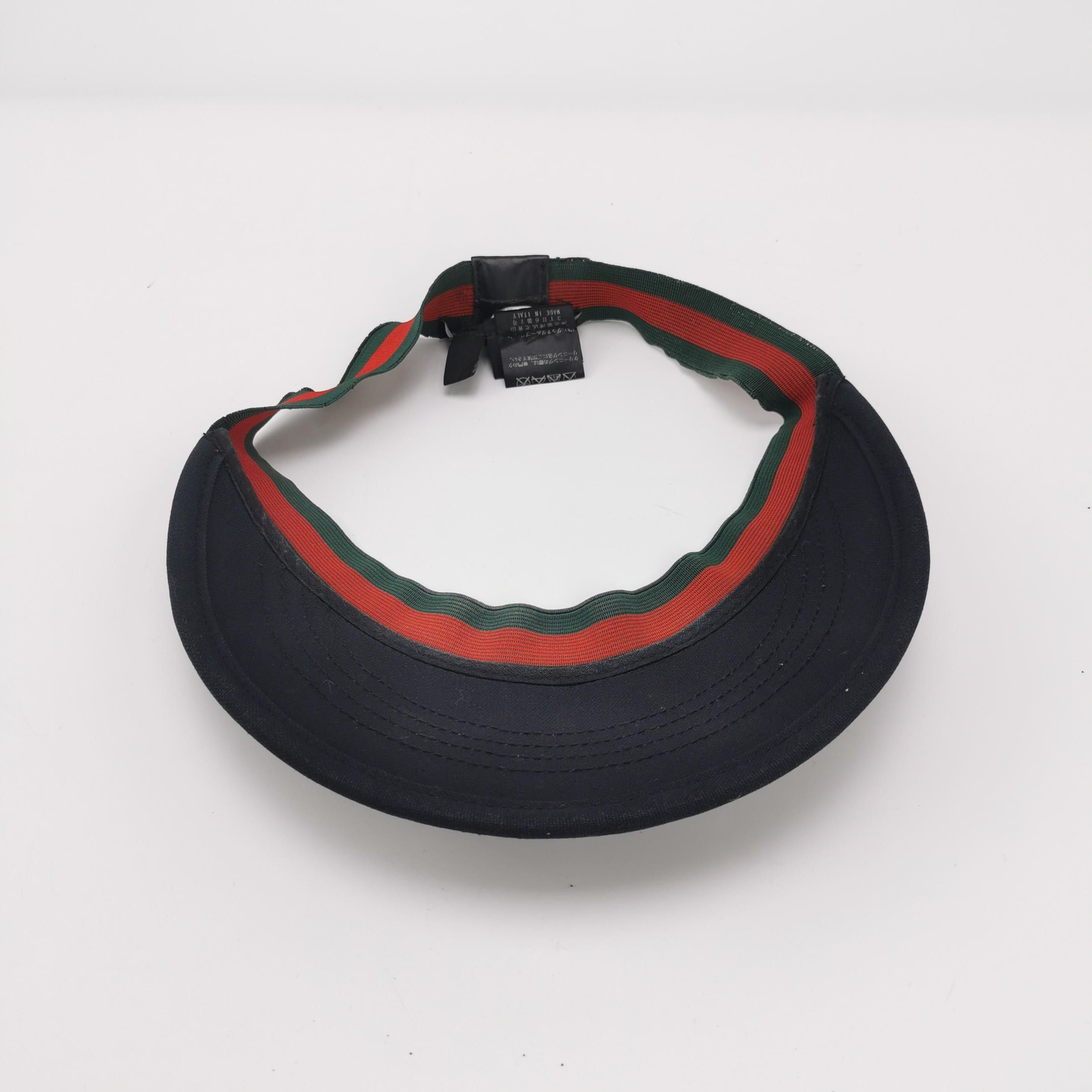 Gucci Gucci Web Stripe Visor Size L Size ONE SIZE - 4 Thumbnail