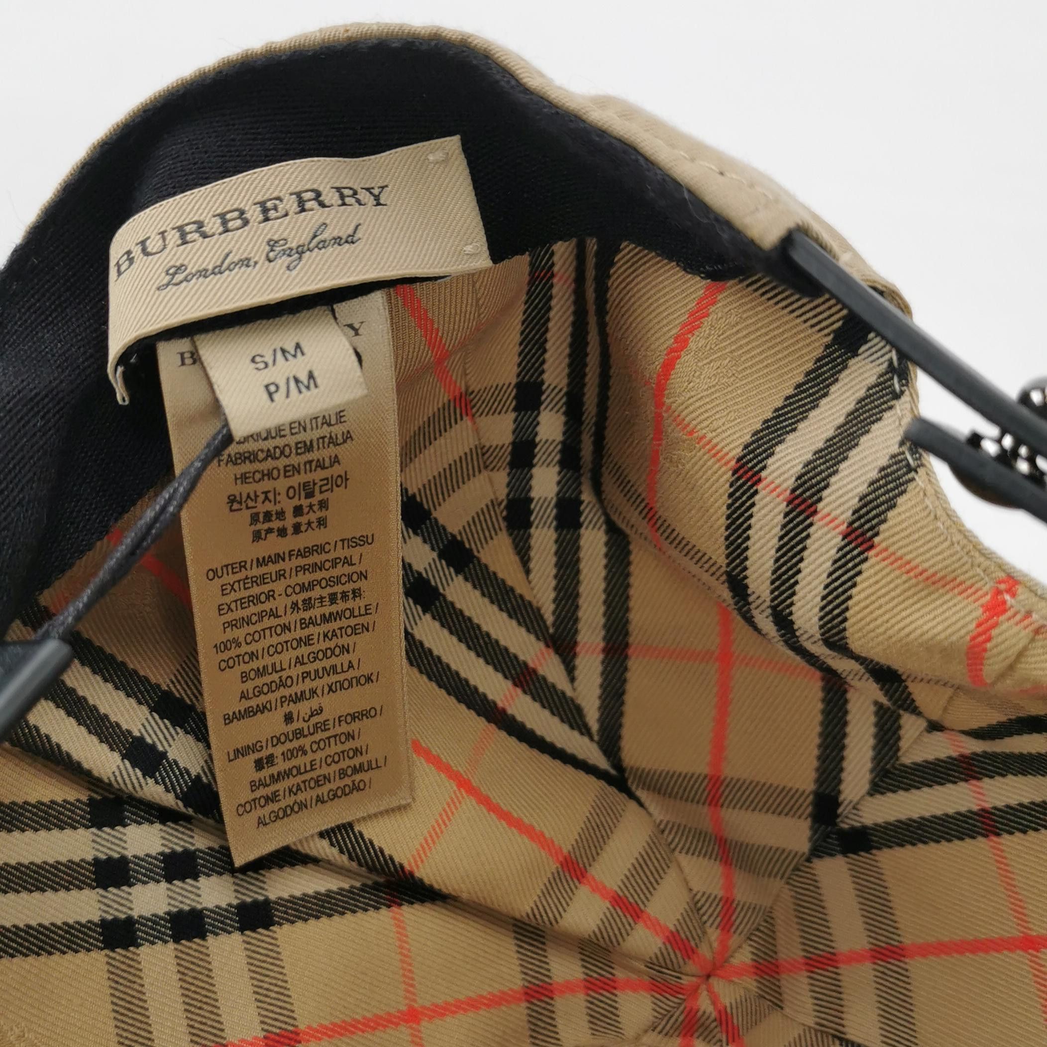 Burberry Burberry Check Transparent Visor Baseball Cap S/M Size ONE SIZE - 5 Thumbnail