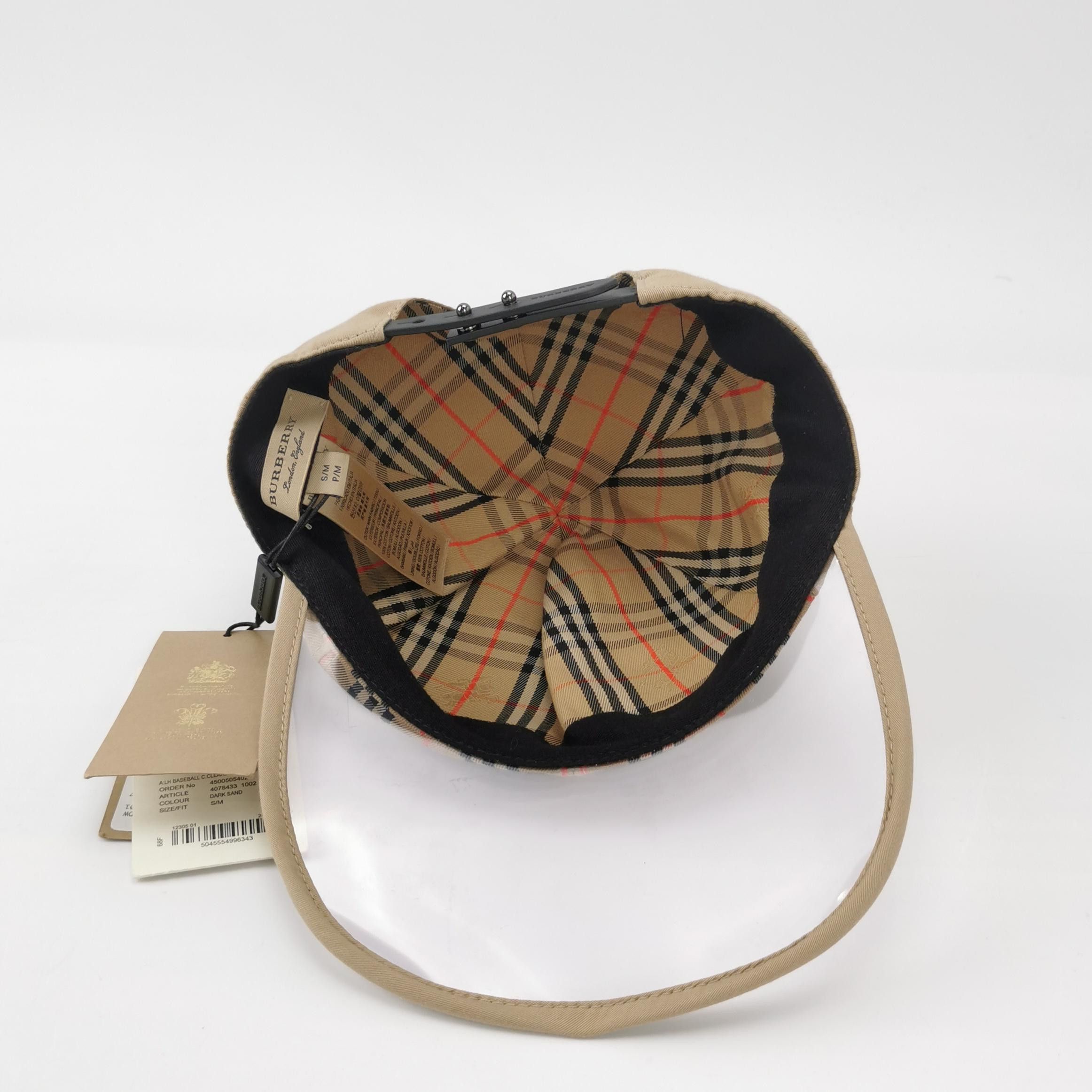 Burberry Burberry Check Transparent Visor Baseball Cap S/M Size ONE SIZE - 4 Thumbnail