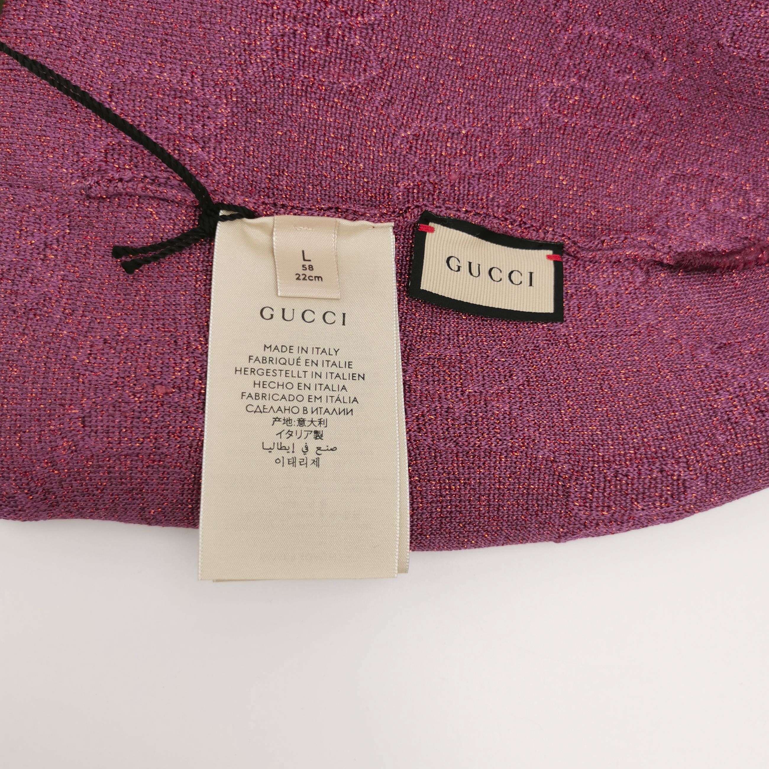 Gucci Gucci GG Logo Knit Beanie Size L Size ONE SIZE - 4 Thumbnail