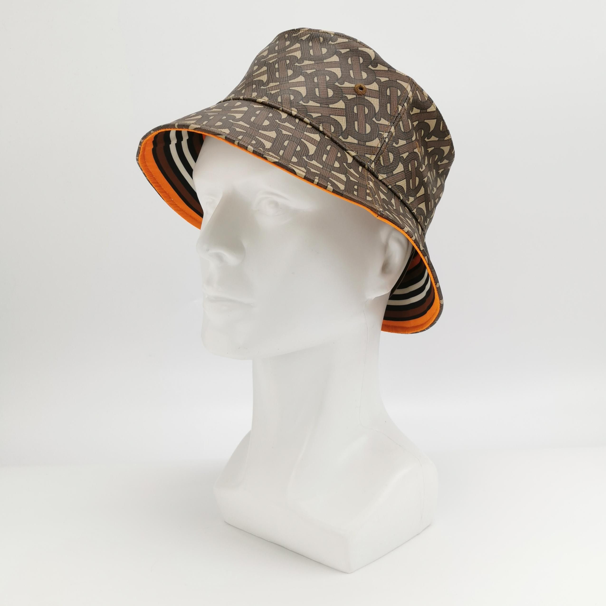 Burberry Burberry Monogram Print Bucket Hat Size 57 Size ONE SIZE - 2 Thumbnail