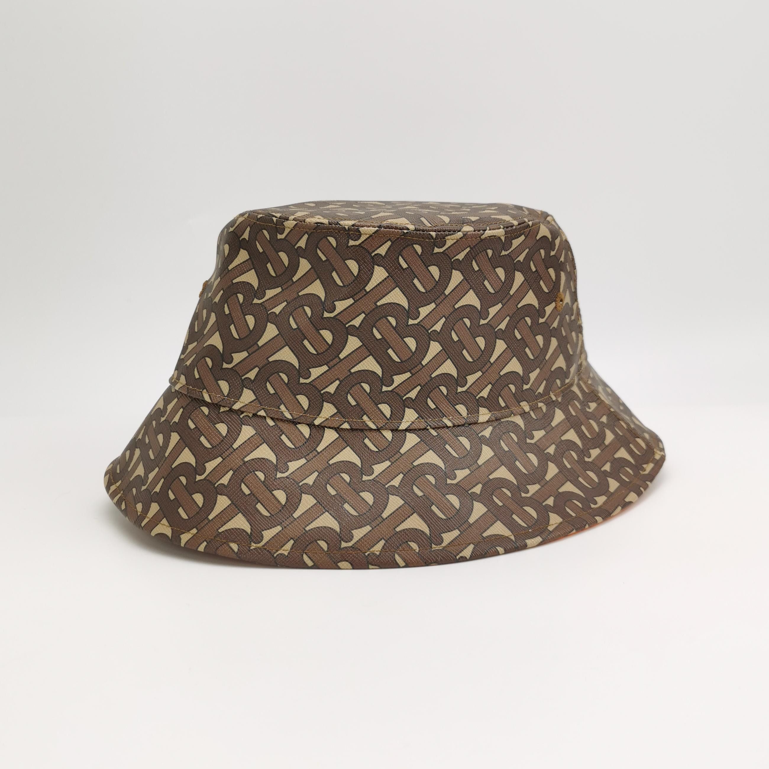 Burberry Burberry Monogram Print Bucket Hat Size 57 Size ONE SIZE - 3 Thumbnail