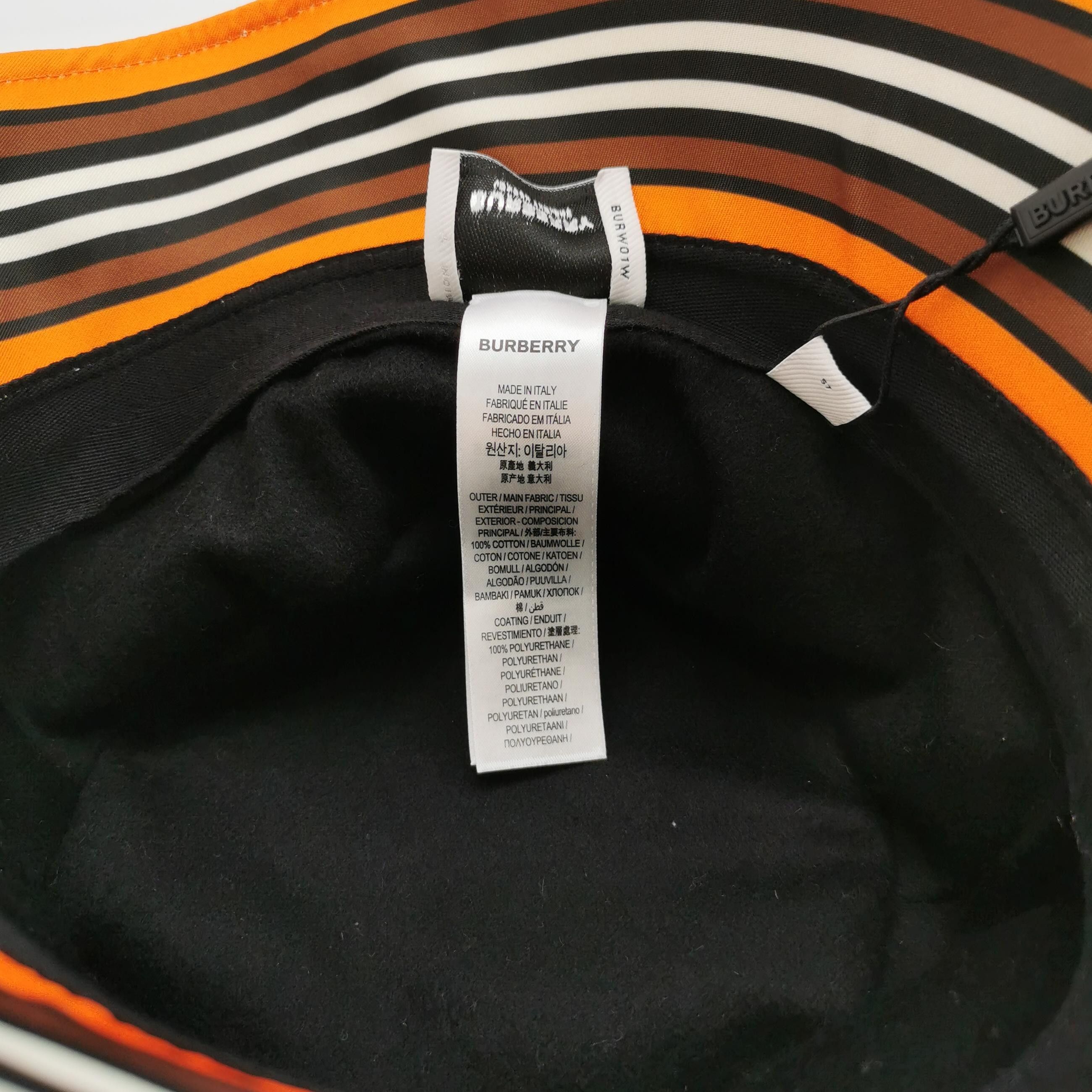 Burberry Burberry Monogram Print Bucket Hat Size 57 Size ONE SIZE - 5 Thumbnail