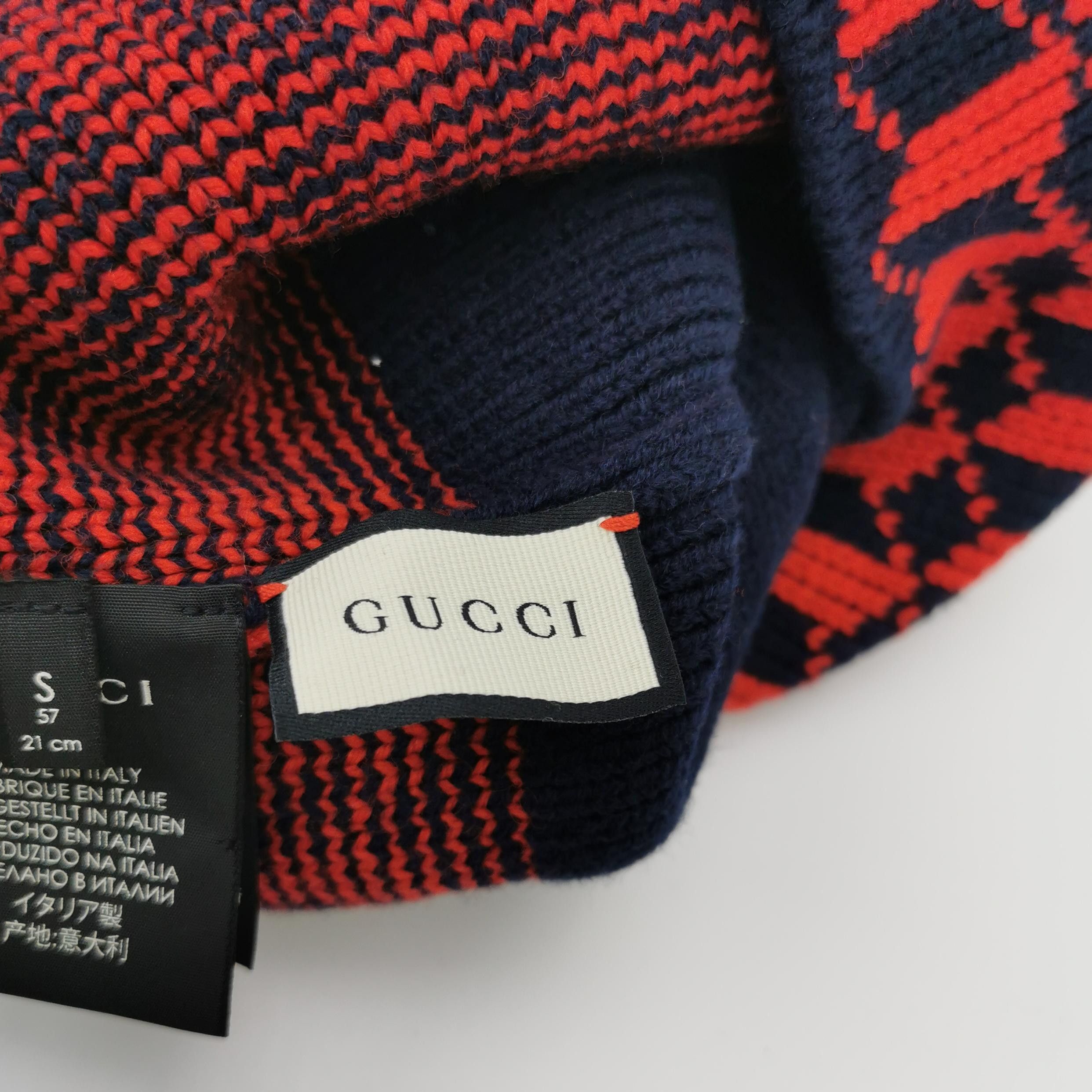 Gucci Gucci Geometric Pom-Pom Hat Size S Size ONE SIZE - 4 Thumbnail