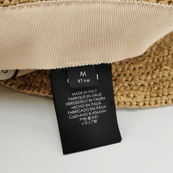Gucci Gucci Double G Straw Hat Size M Size ONE SIZE - 6 Thumbnail