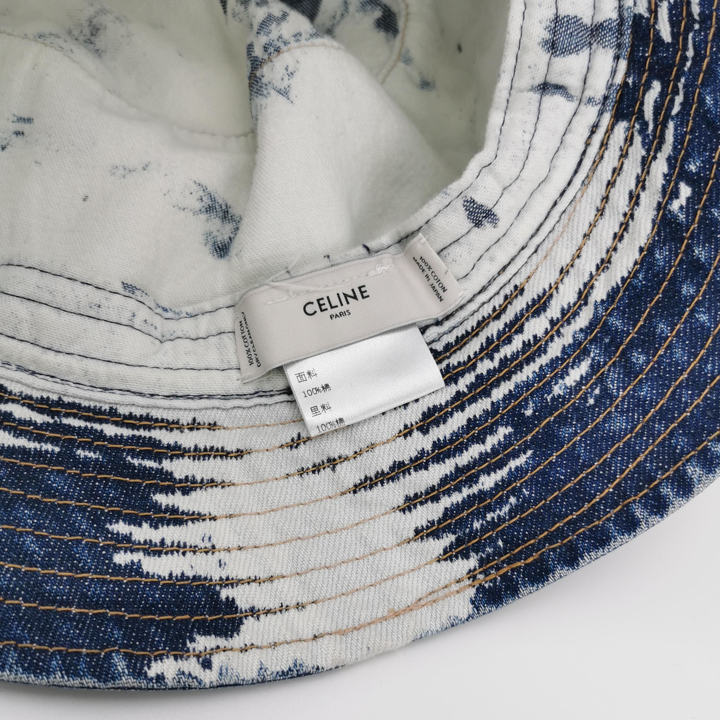 Celine Celine Tie Dye Logo Bucket Hat One Size Size ONE SIZE - 5 Thumbnail