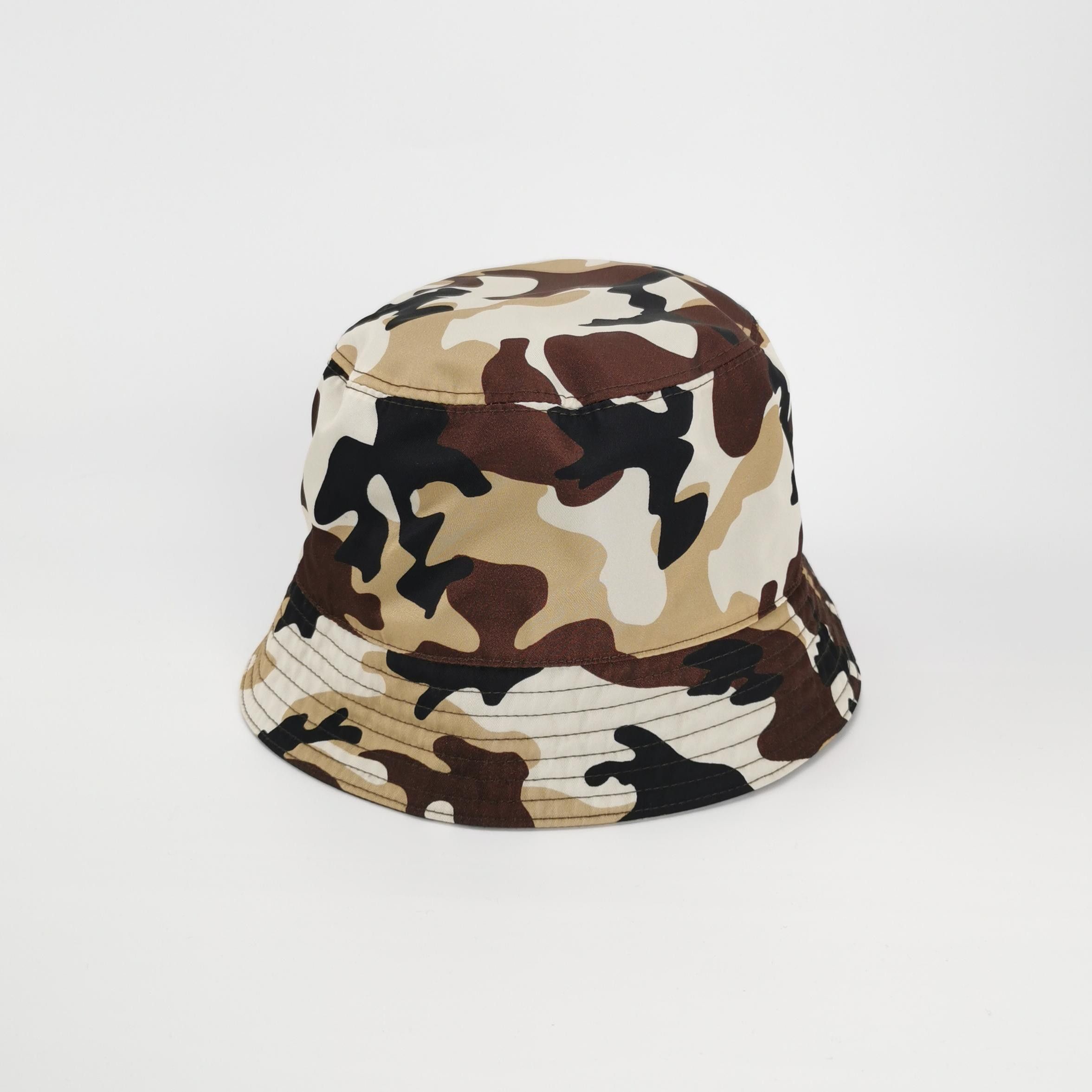 Prada Prada Camouflage Logo Bucket Hat Size ONE SIZE - 3 Thumbnail
