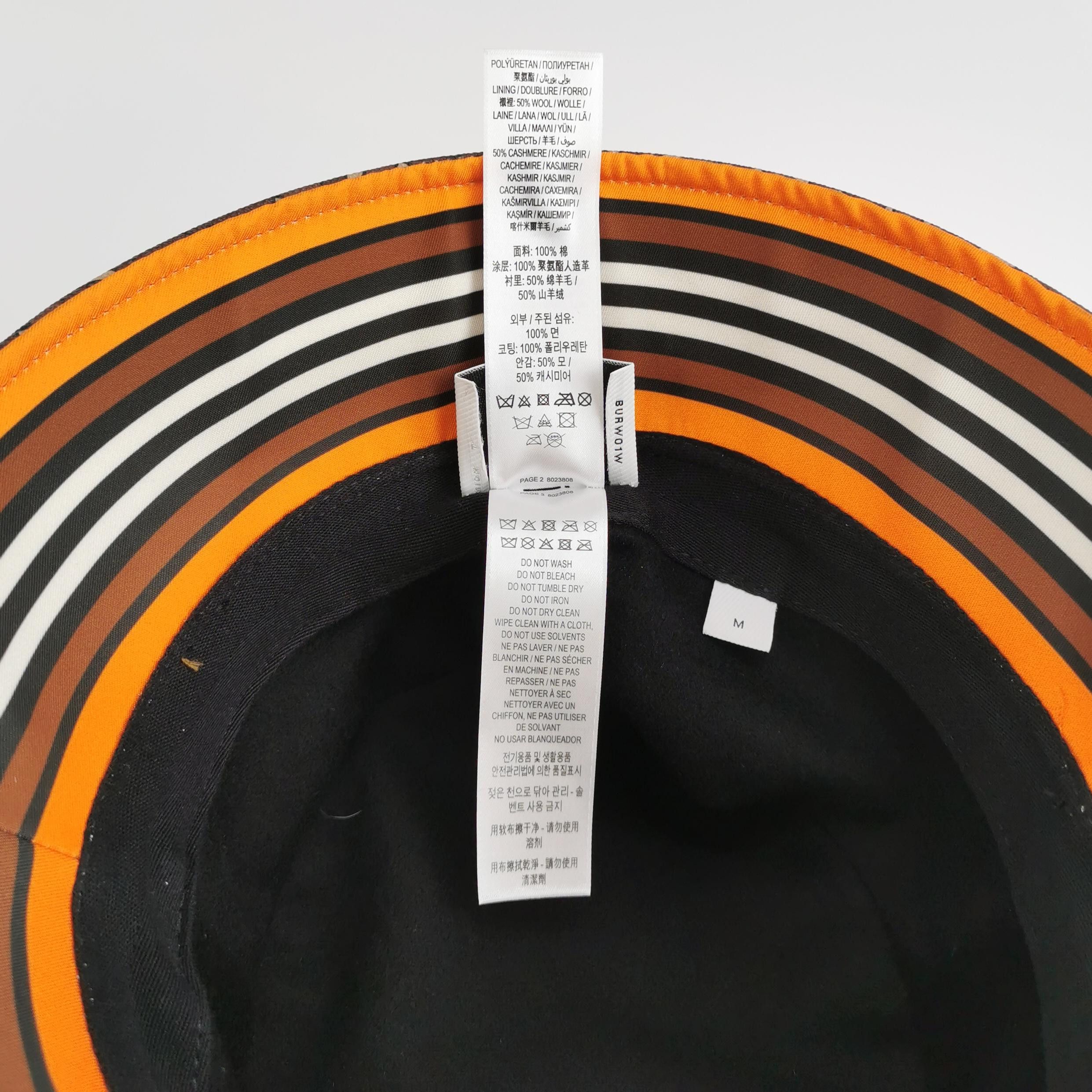 Burberry Burberry Monogram Print TB Bucket Hat Size M Size ONE SIZE - 8 Thumbnail