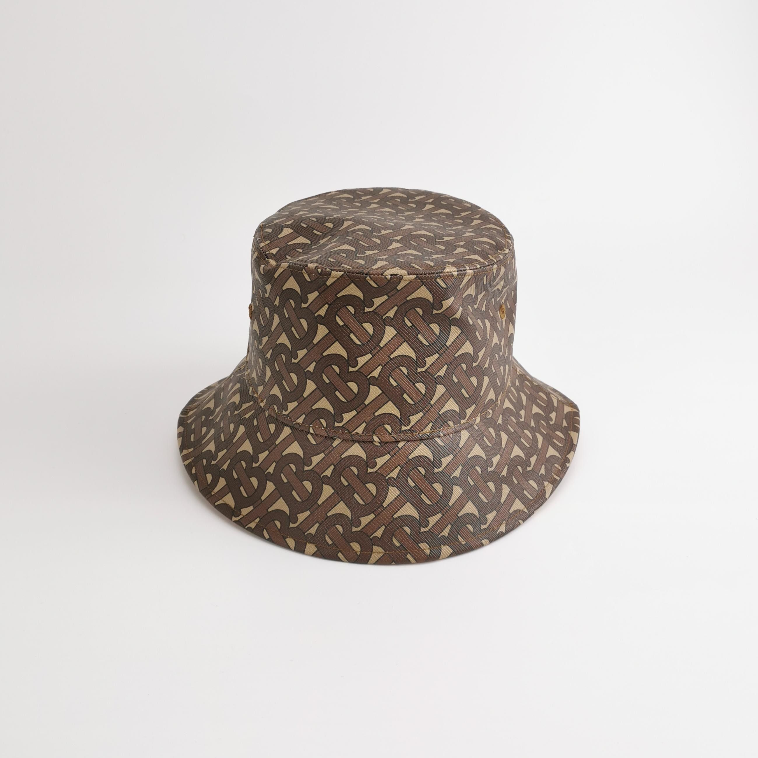 Burberry Burberry Monogram Print TB Bucket Hat Size M Size ONE SIZE - 3 Thumbnail