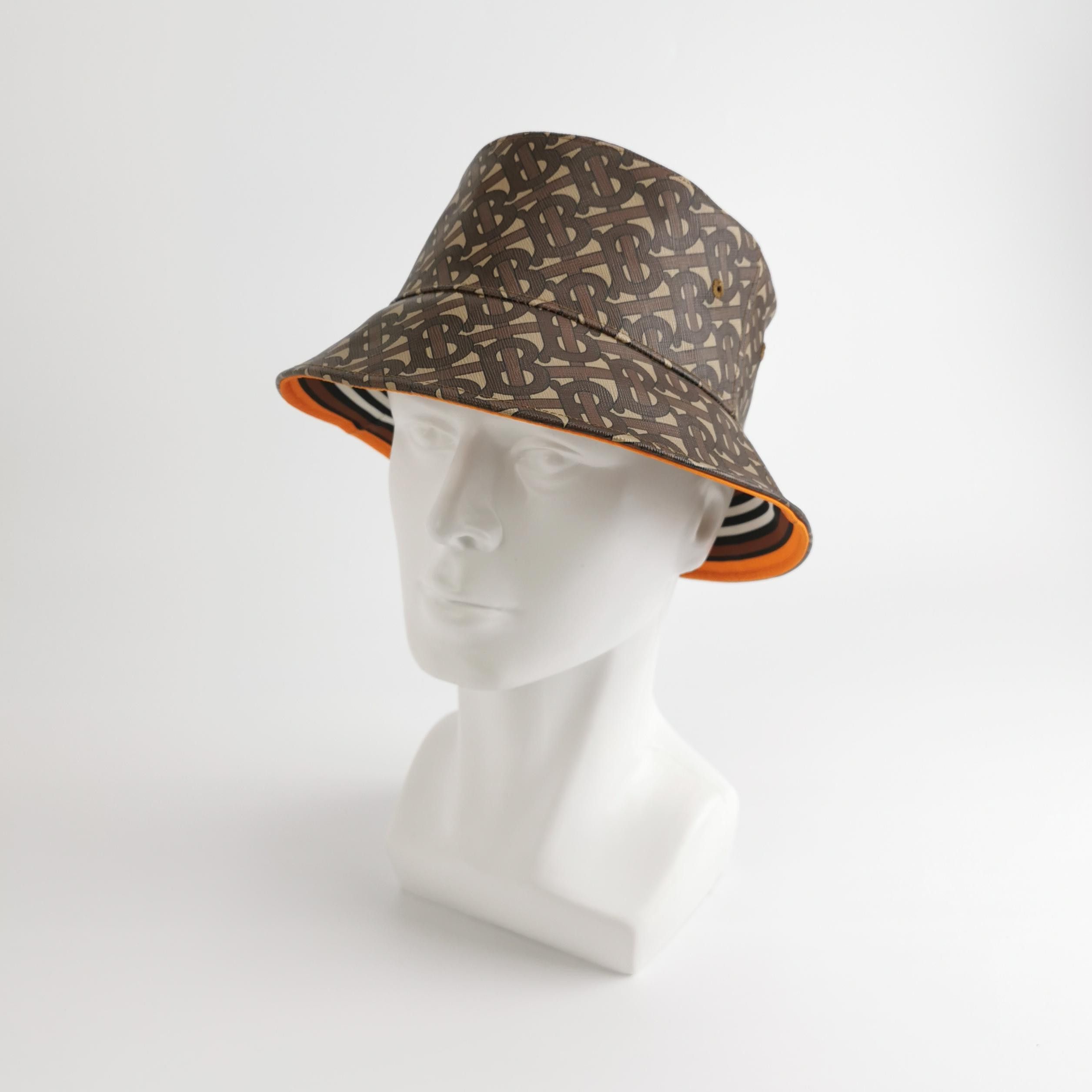 Burberry Burberry Monogram Print TB Bucket Hat Size M Size ONE SIZE - 2 Thumbnail