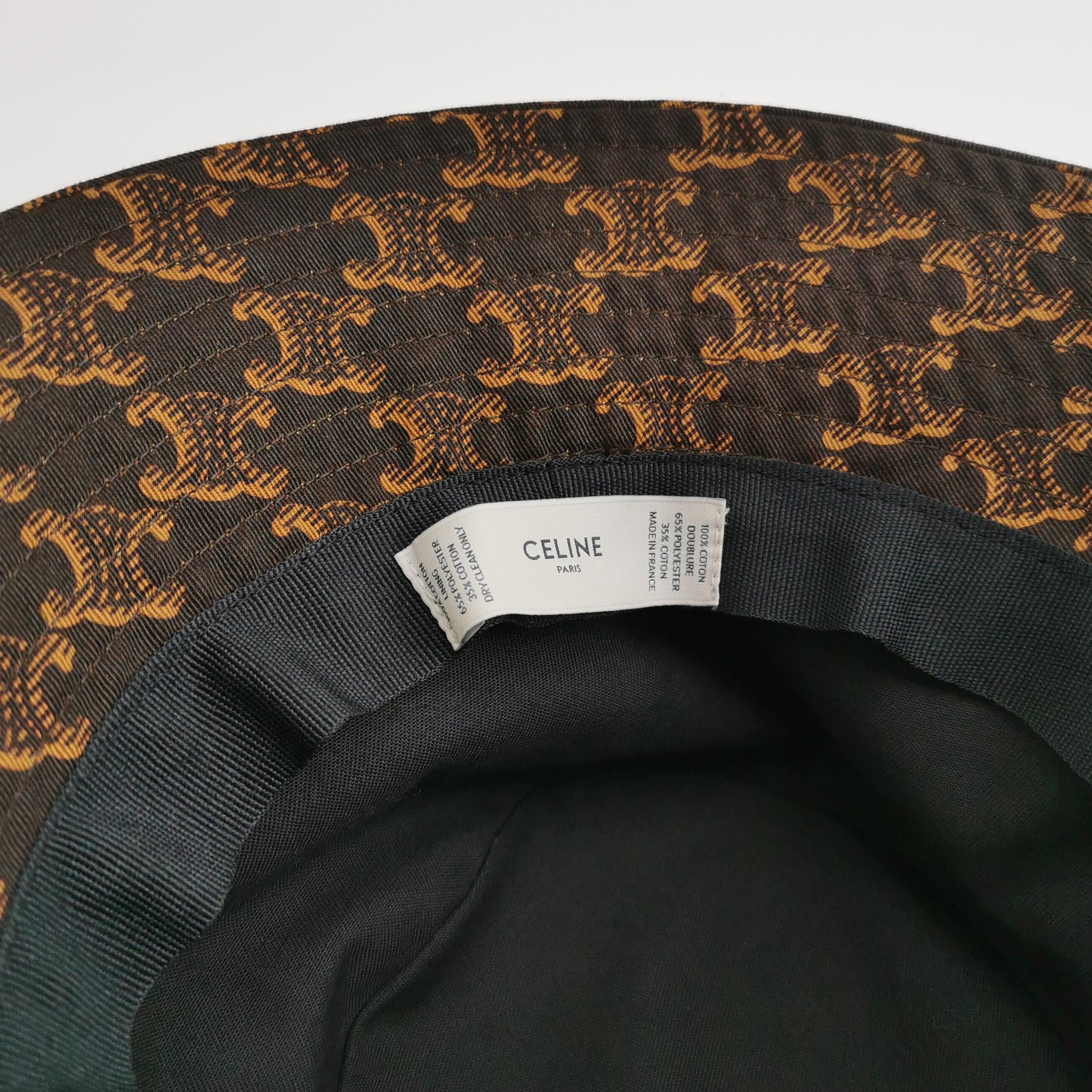 Celine Celine Triomphe Monogram Bucket Hat ONE SIZE Size ONE SIZE - 4 Thumbnail