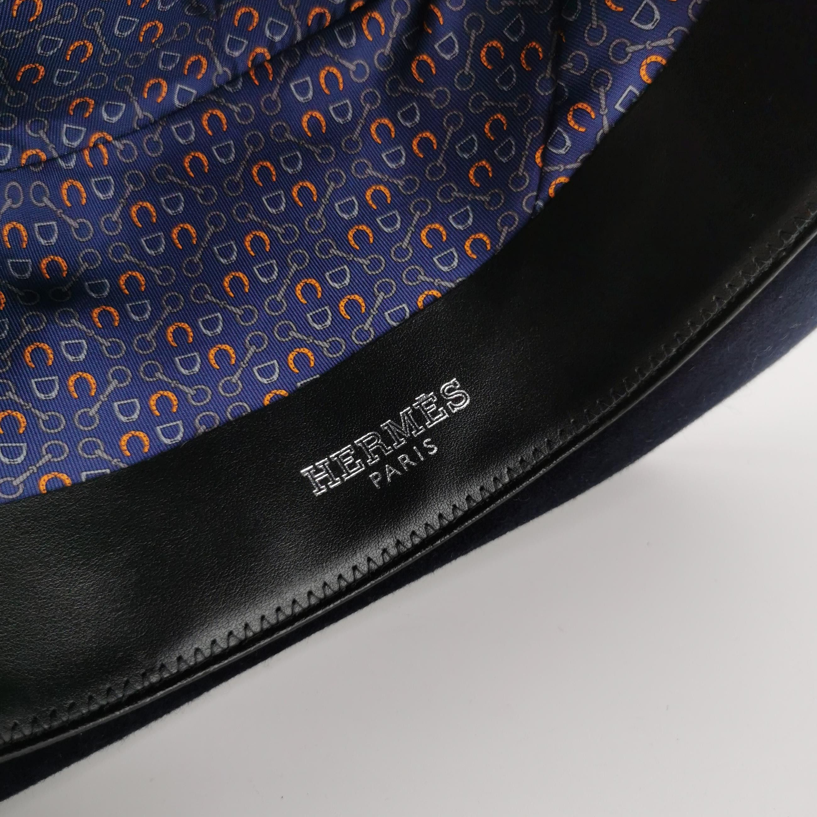 Hermes Hermes Felt Horse Head Charm Fedora Hat 57 Size ONE SIZE - 4 Thumbnail