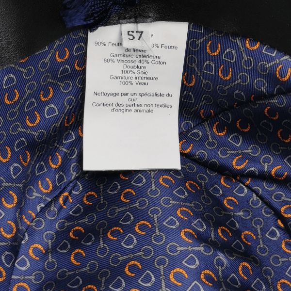 Hermes Hermes Felt Horse Head Charm Fedora Hat 57 Size ONE SIZE - 5 Thumbnail