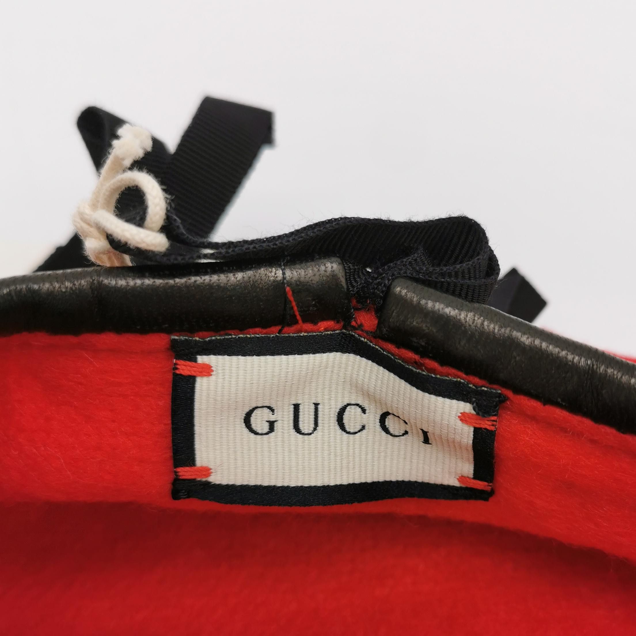 Gucci Gucci Double G Logo Wool Blend Beret Hat ONE SIZE Size ONE SIZE - 5 Thumbnail