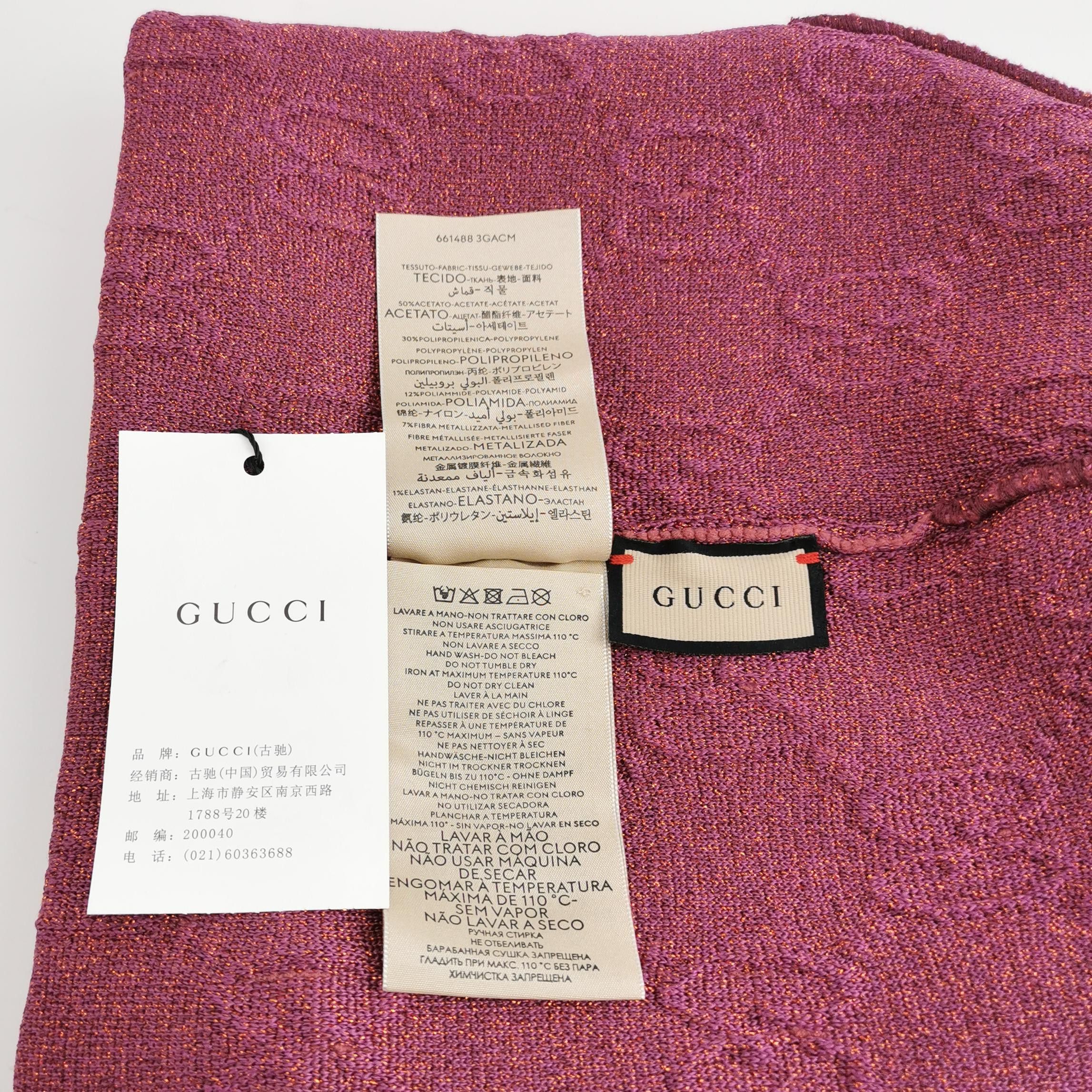 Gucci Gucci GG Logo Knit Beanie ONE SIZE Size ONE SIZE - 5 Thumbnail