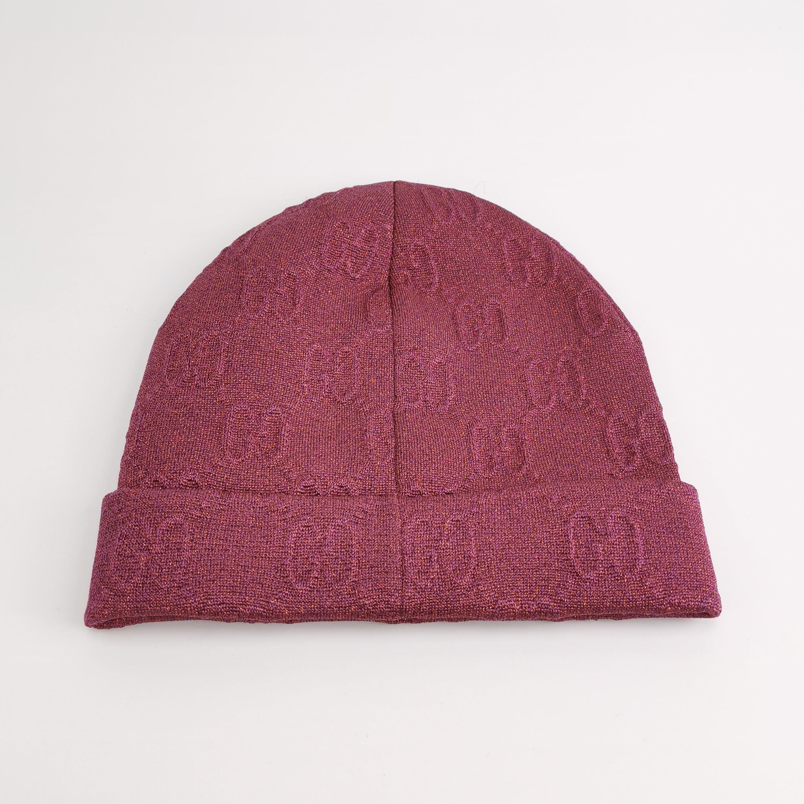 Gucci Gucci GG Logo Knit Beanie ONE SIZE Size ONE SIZE - 3 Thumbnail