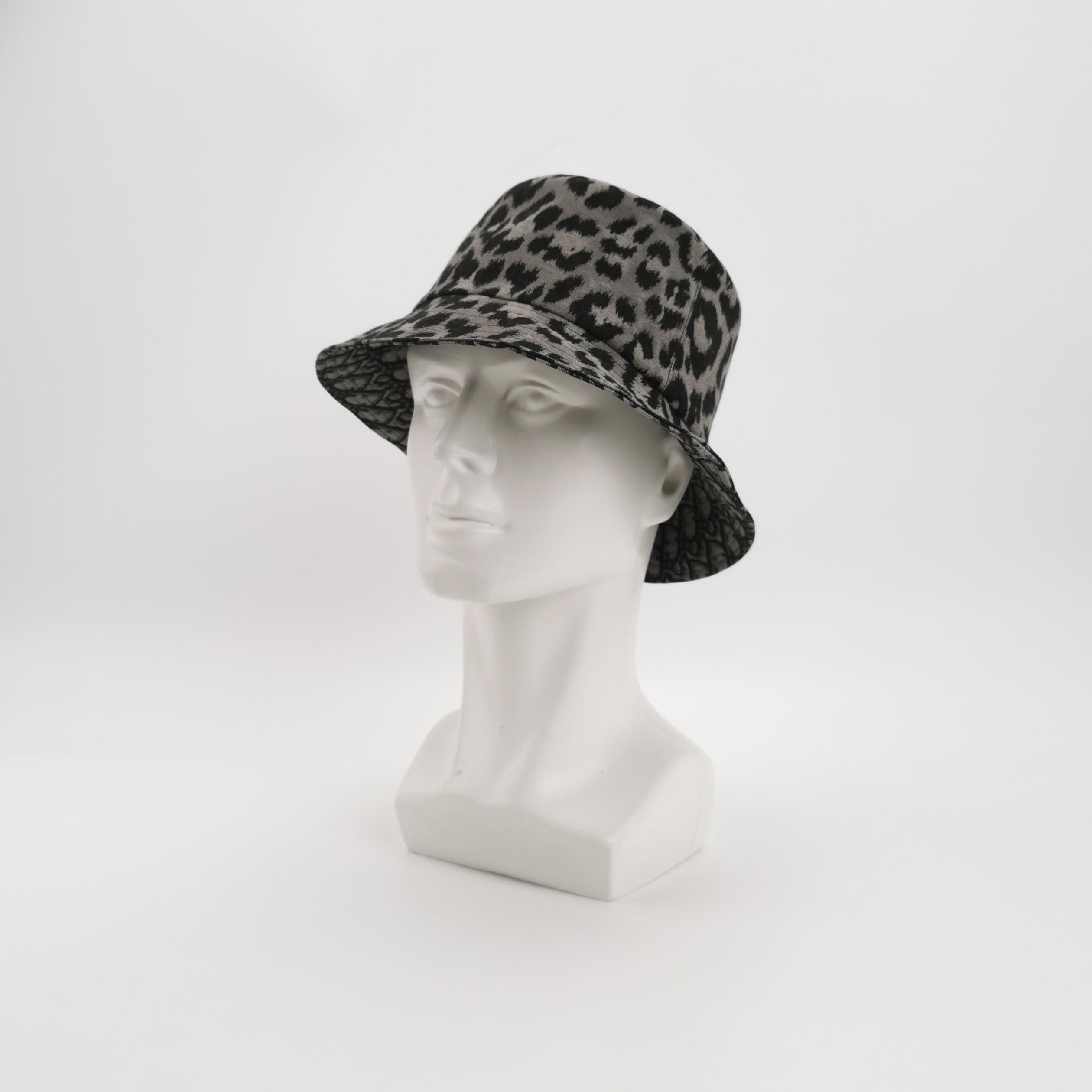 Dior Dior Leopard Oblique Reversible Bucket Hat 57 Size ONE SIZE - 2 Thumbnail