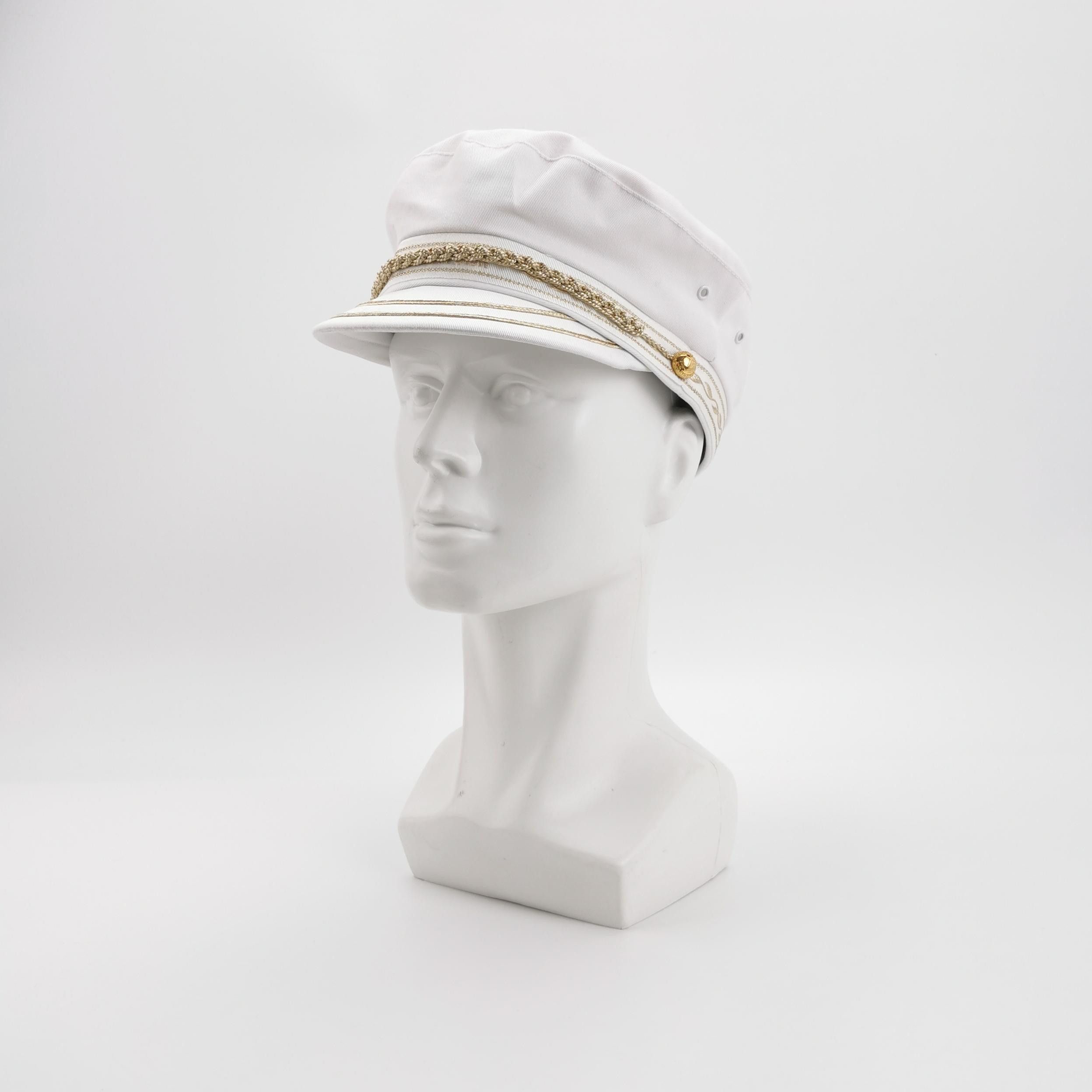 Dior Dior Cruise 2022 White Embroidered Baker Boy Hat 59 Size ONE SIZE - 2 Thumbnail