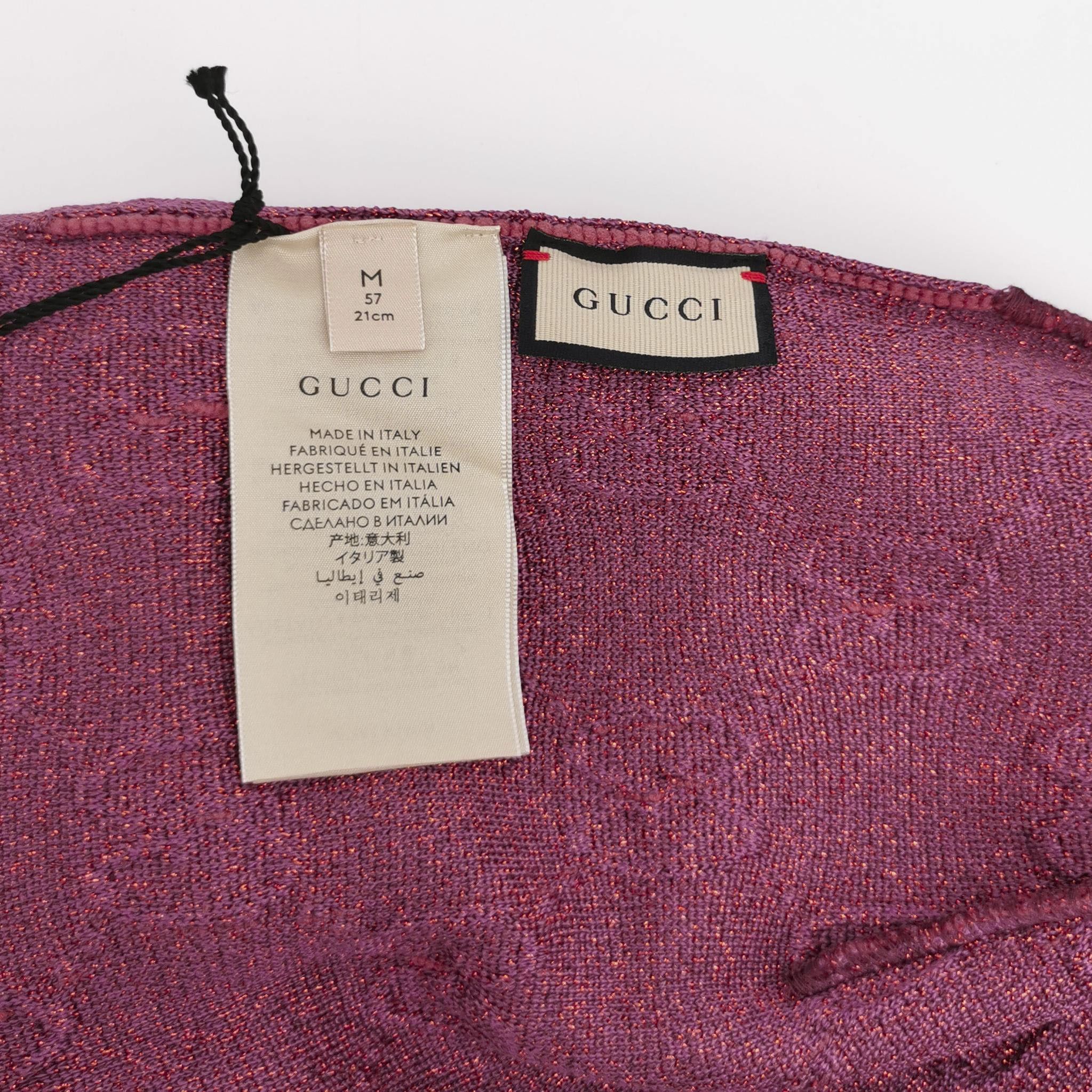 Gucci Gucci Double G Knit Beanie ONE SIZE Size ONE SIZE - 4 Thumbnail