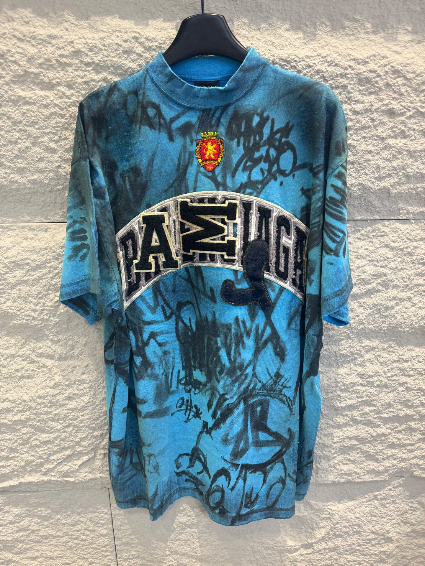 Balenciaga Balenciaga Graffiti Logo T-Shirt Size S Size US S / EU 44-46 / 1 - 2 Thumbnail