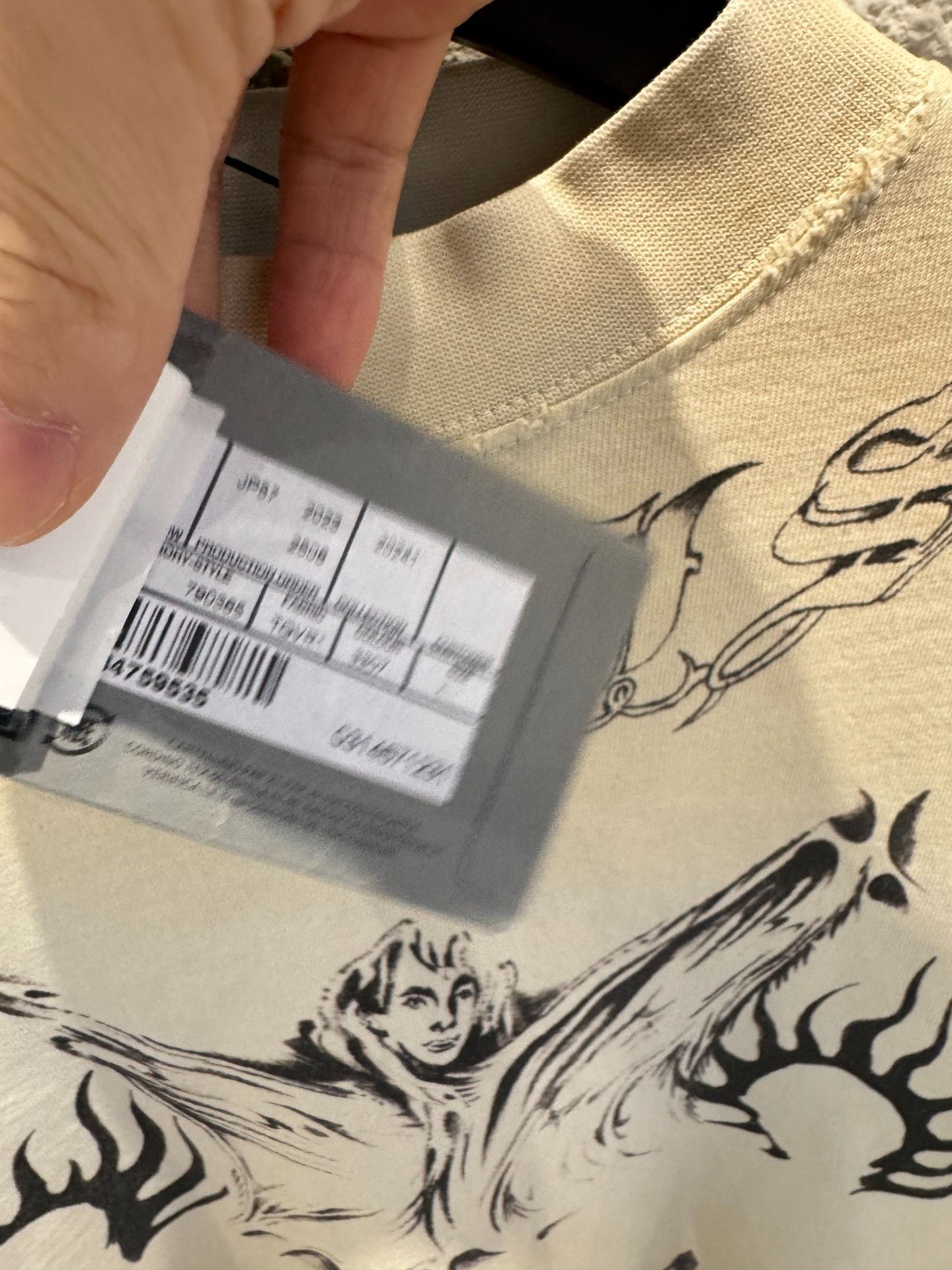 Balenciaga Balenciaga Graphic Print Long Sleeve T-Shirt Size S Size US S / EU 44-46 / 1 - 3 Thumbnail