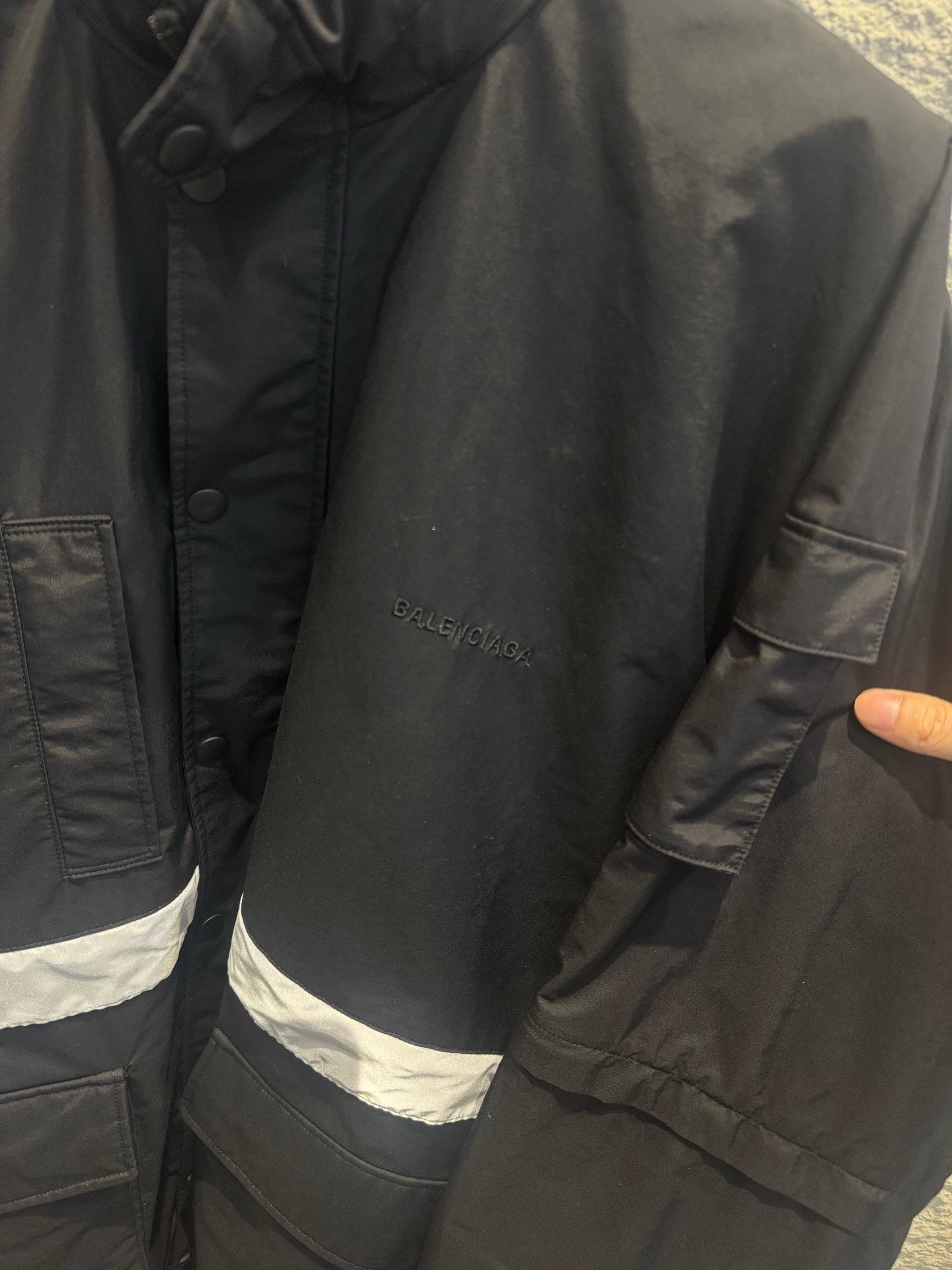 Balenciaga Balenciaga Reflective Security Parka Size S Size US S / EU 44-46 / 1 - 3 Thumbnail