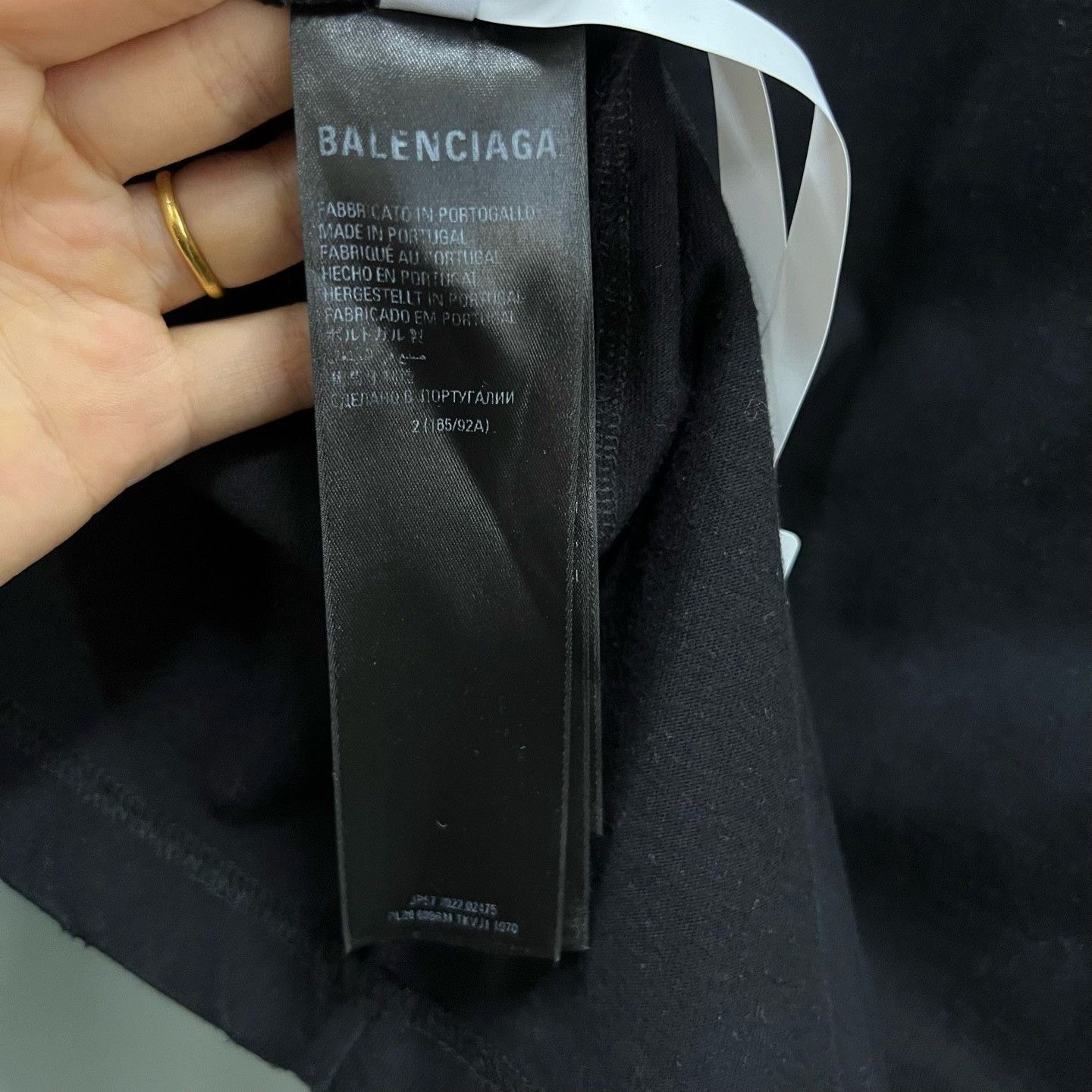 Balenciaga Balenciaga Layered Logo Long Sleeve Size M Size US M / EU 48-50 / 2 - 4 Thumbnail