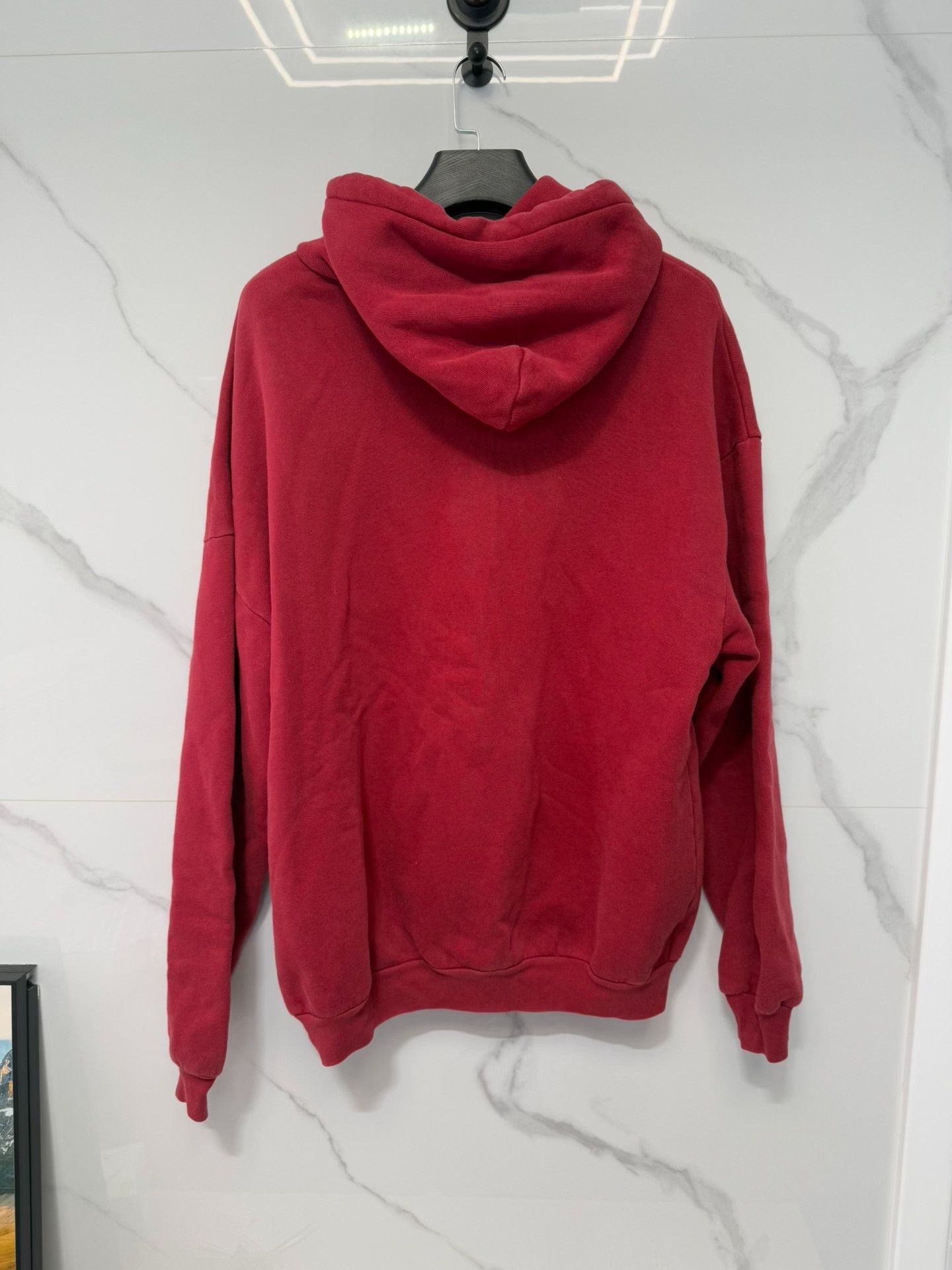 Balenciaga Balenciaga Red Wheat Logo Hoodie Size XS Size US XS / EU 42 / 0 - 3 Thumbnail