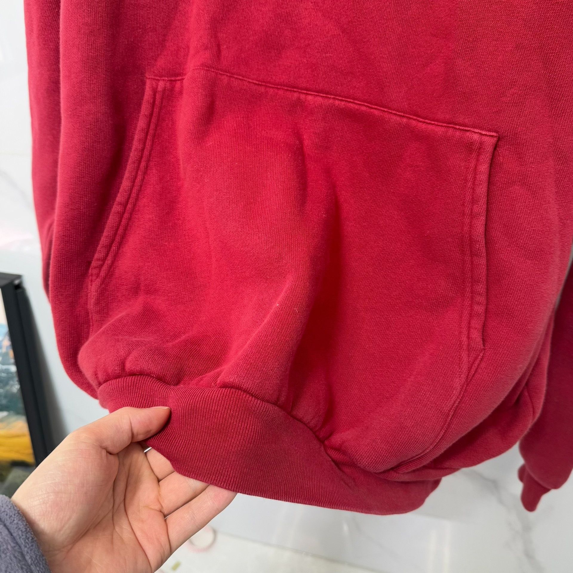 Balenciaga Balenciaga Red Wheat Logo Hoodie Size XS Size US XS / EU 42 / 0 - 8 Thumbnail