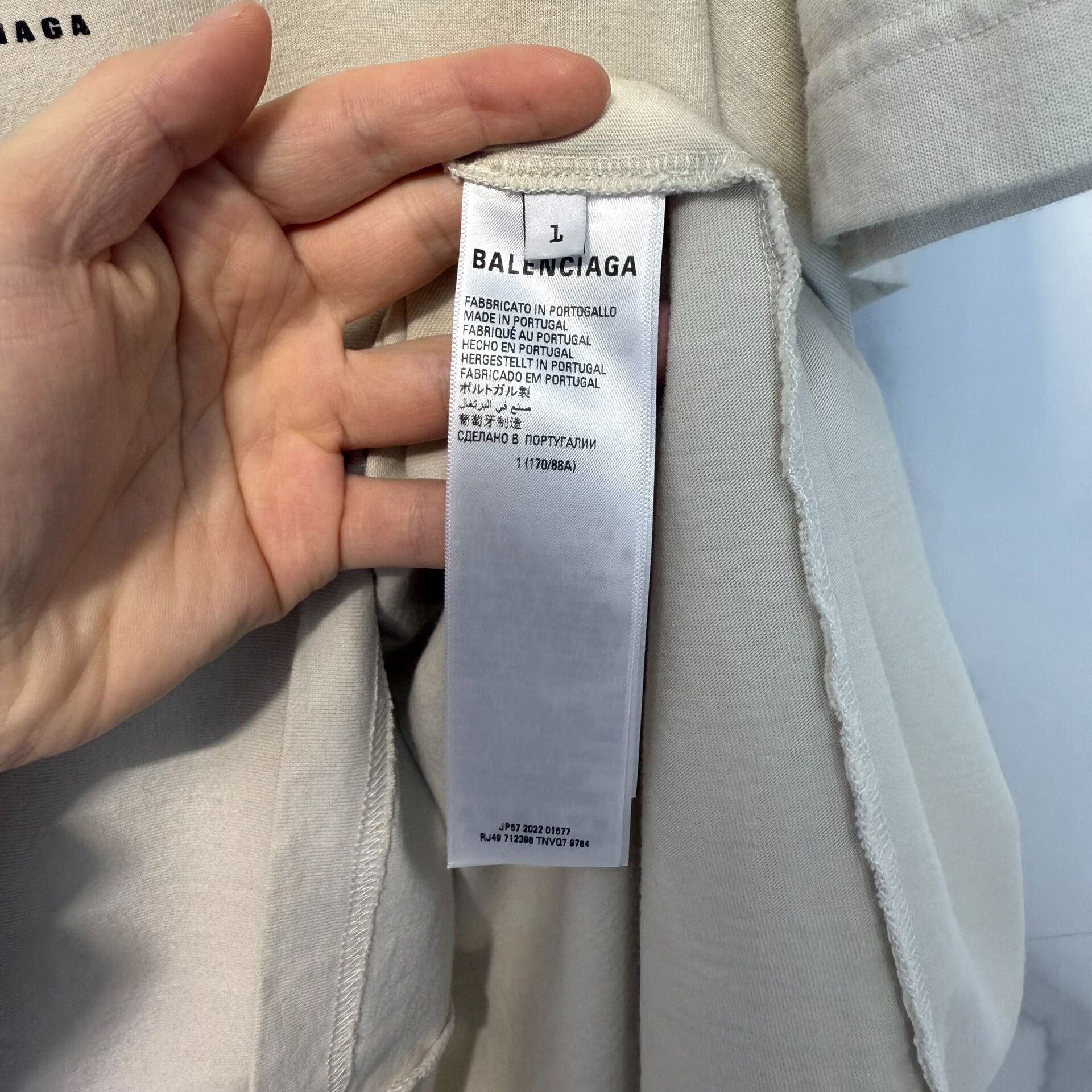 Balenciaga Balenciaga Multi-Logo Graphic T-Shirt Size S Size US S / EU 44-46 / 1 - 5 Thumbnail