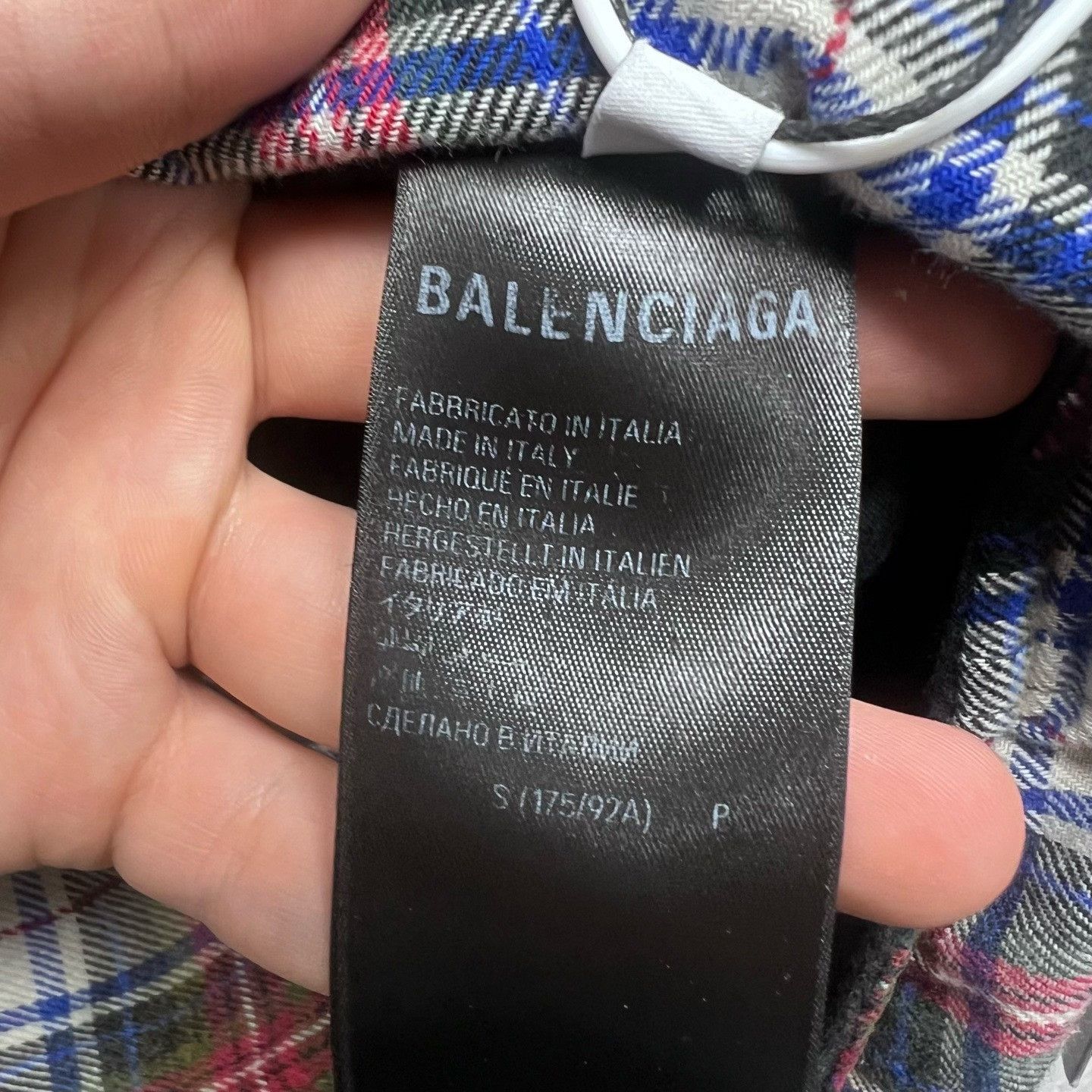 Balenciaga Balenciaga Tartan Plaid Hooded Shirt Jacket Size M Size US M / EU 48-50 / 2 - 6 Thumbnail