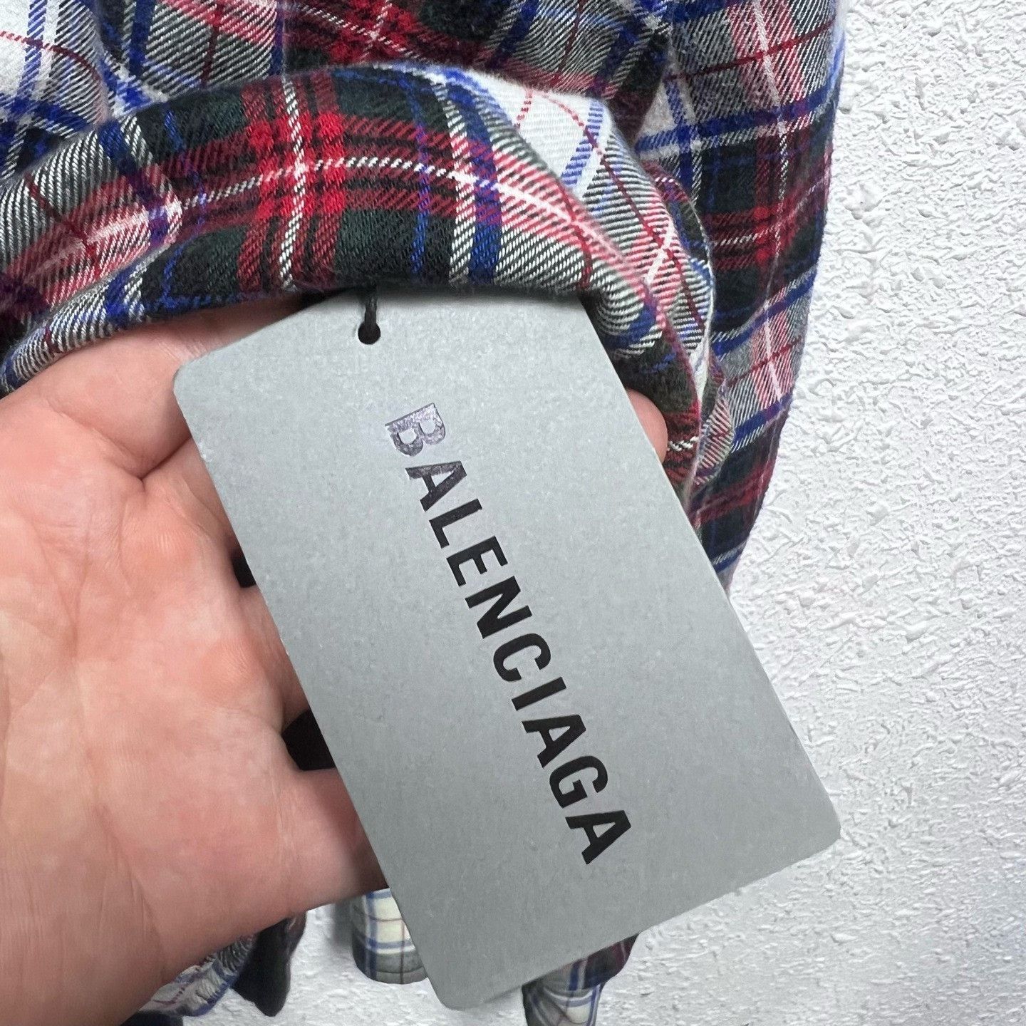 Balenciaga Balenciaga Tartan Plaid Hooded Shirt Jacket Size M Size US M / EU 48-50 / 2 - 8 Thumbnail