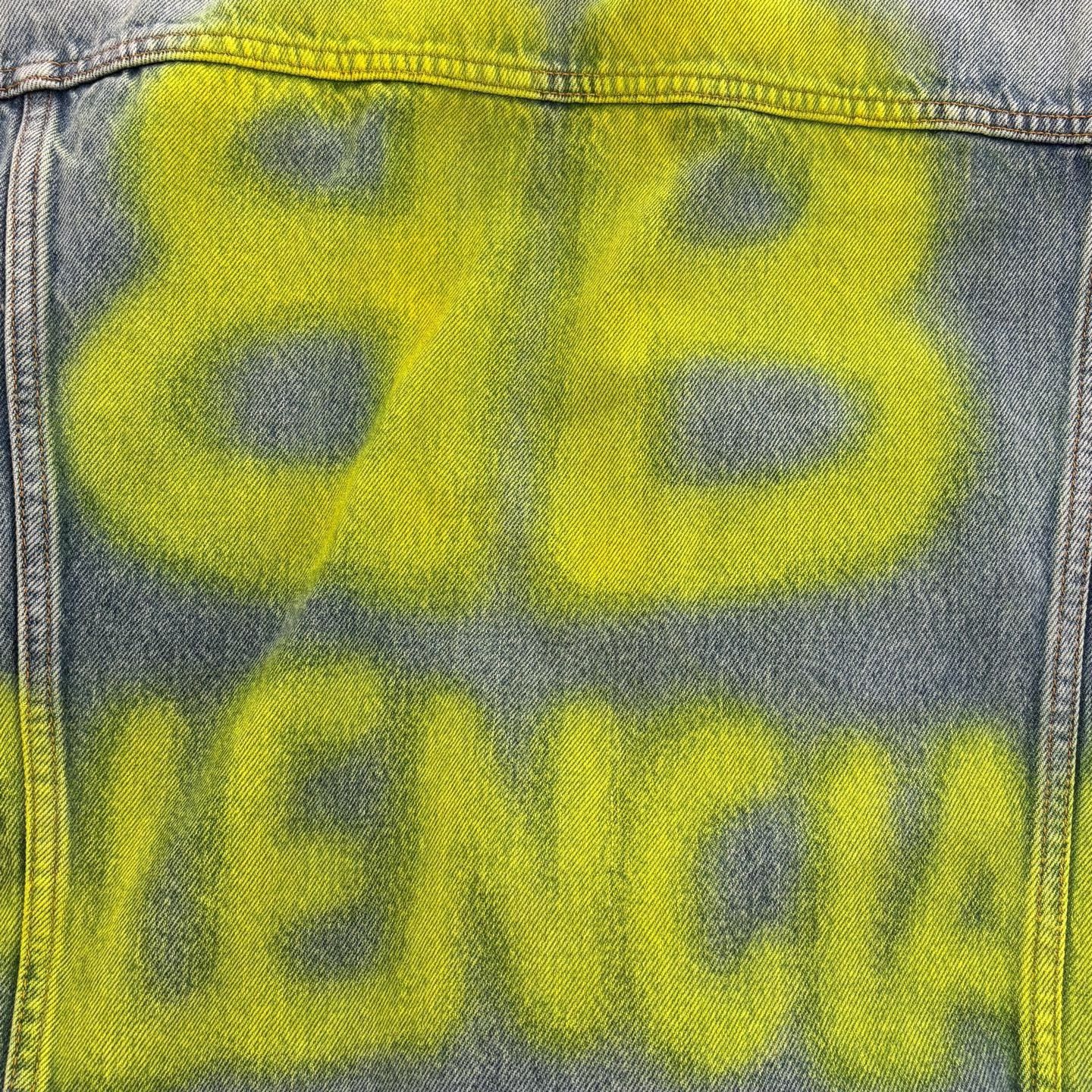 Balenciaga Balenciaga Graffiti Logo Denim Jacket XS Size US XS / EU 42 / 0 - 6 Thumbnail