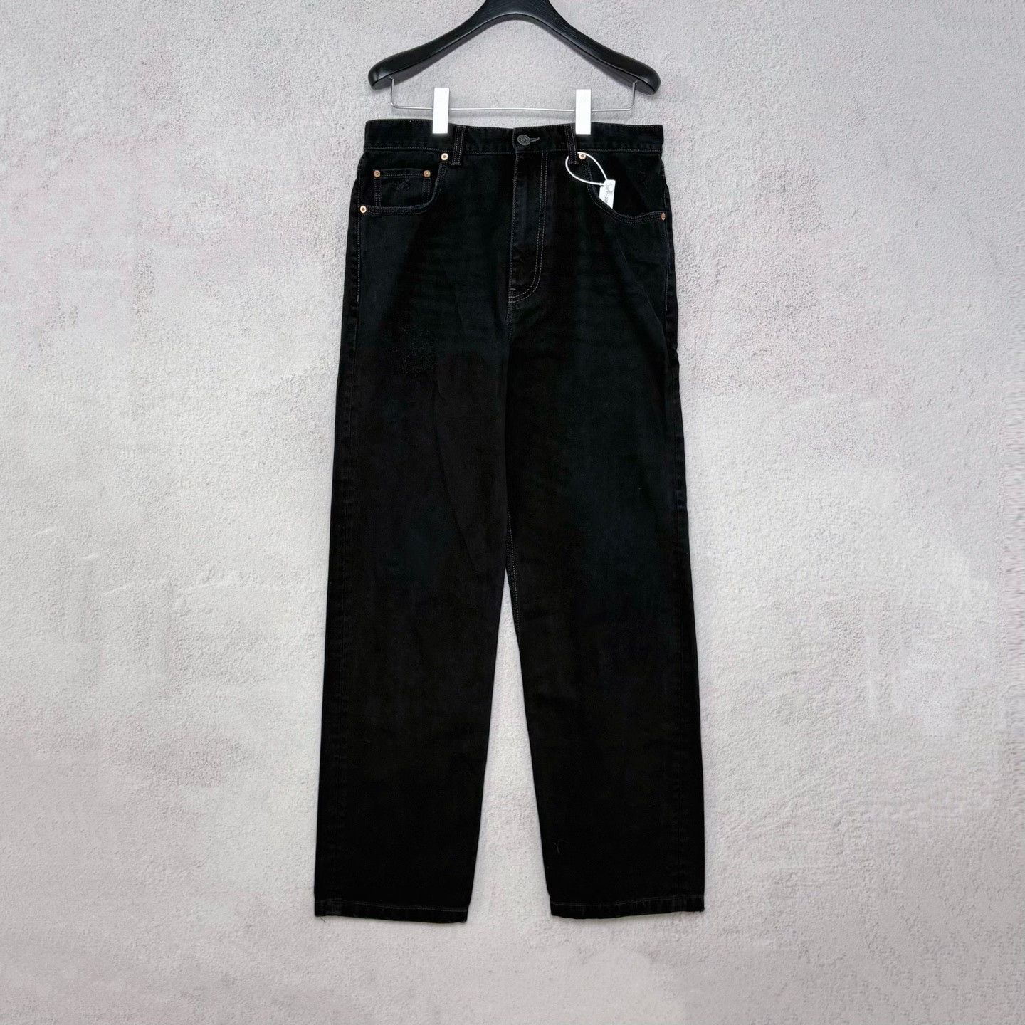 Balenciaga Balenciaga Distressed Black Jeans Size S Size US 30 / EU 46 - 2 Thumbnail