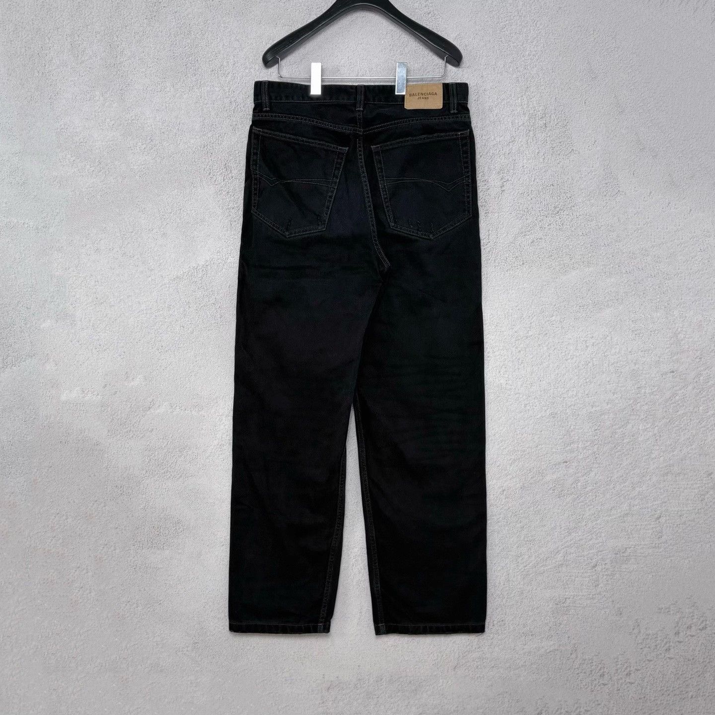 Balenciaga Balenciaga Distressed Black Jeans Size S Size US 30 / EU 46 - 3 Thumbnail