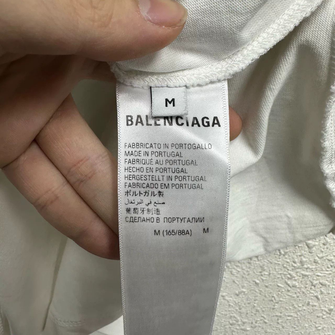 Balenciaga Balenciaga 3B Embroidered Logo T-Shirt Size M Size US M / EU 48-50 / 2 - 5 Thumbnail