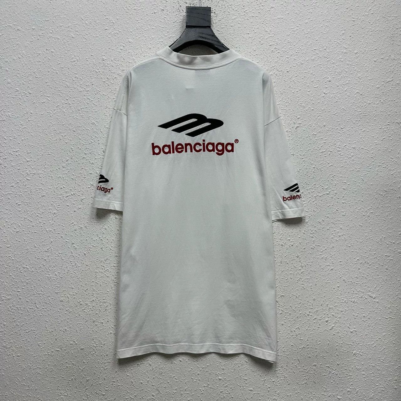 Balenciaga Balenciaga 3B Embroidered Logo T-Shirt Size M Size US M / EU 48-50 / 2 - 2 Thumbnail