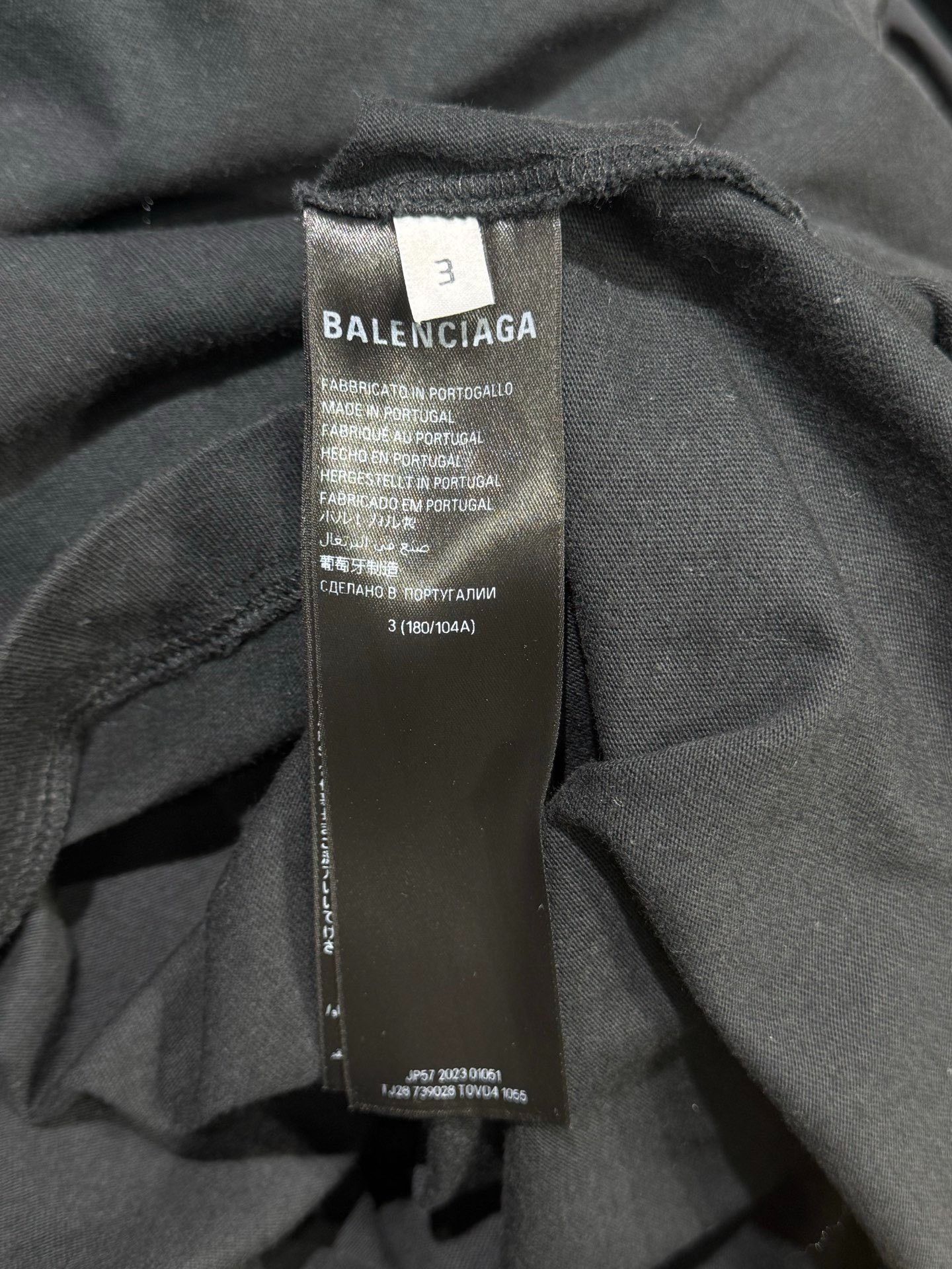Balenciaga Balenciaga Vintage Jersey T-Shirt Size L Size US L / EU 52-54 / 3 - 6 Thumbnail