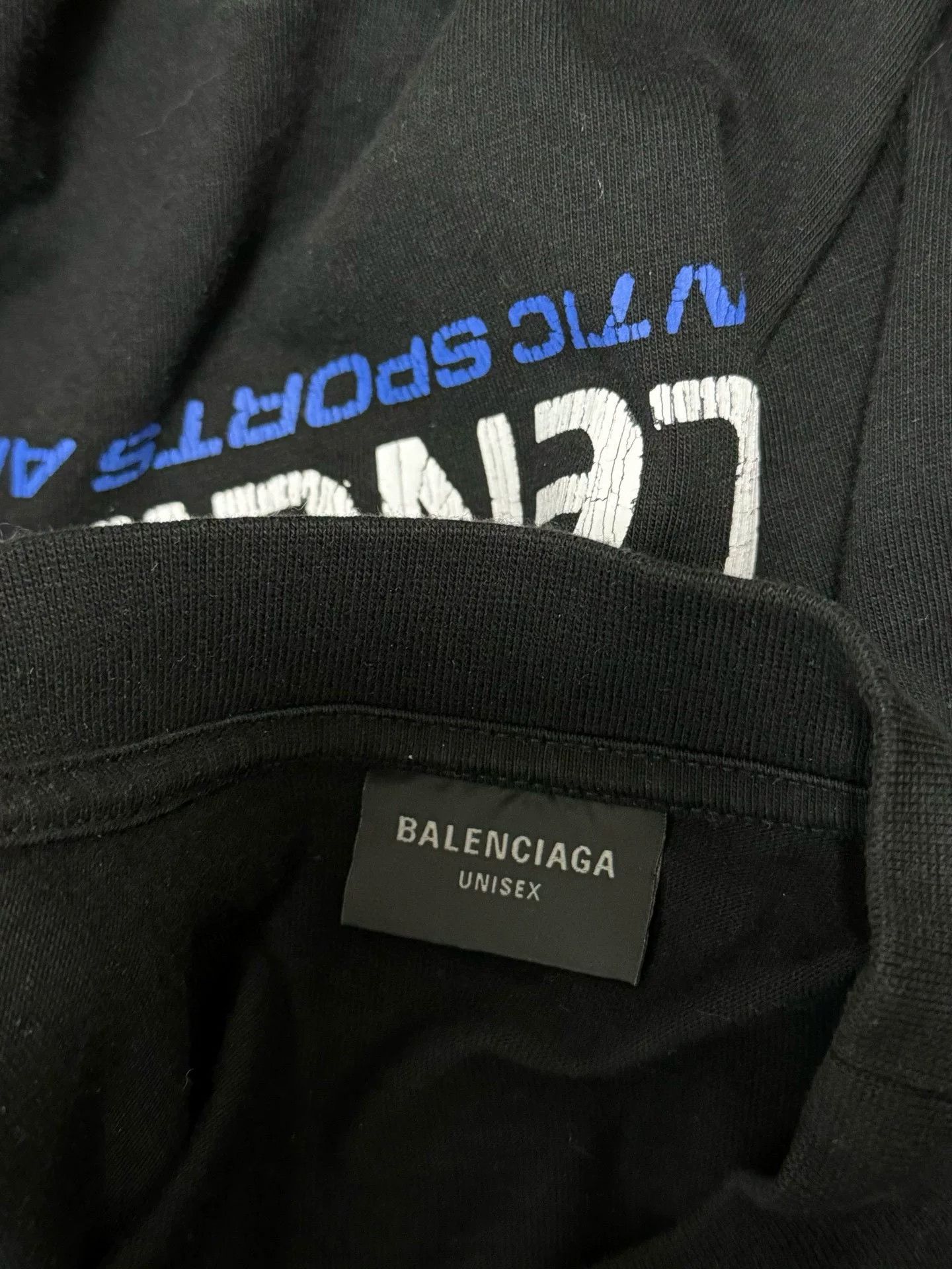 Balenciaga Balenciaga Authentic Sports Apparel Logo T-Shirt Size M Size US M / EU 48-50 / 2 - 6 Thumbnail
