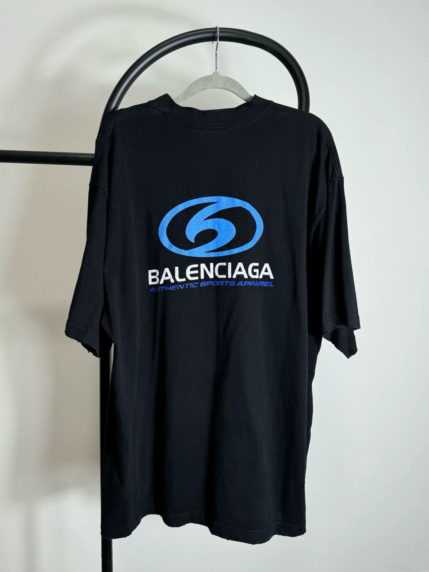 Balenciaga Balenciaga Authentic Sports Apparel Logo T-Shirt Size M Size US M / EU 48-50 / 2 - 4 Thumbnail