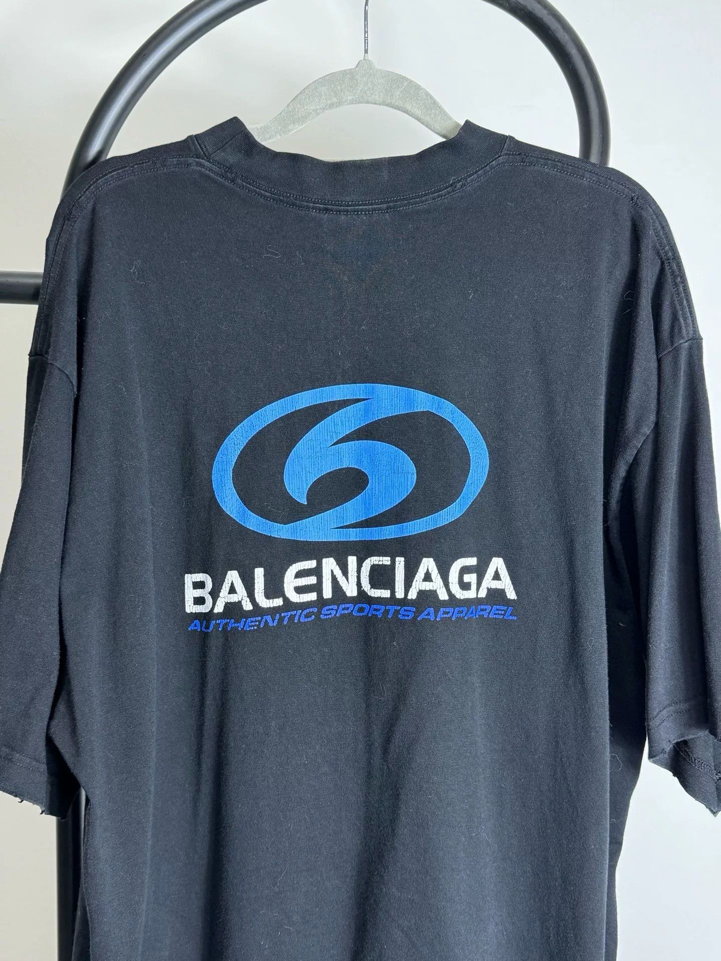 Balenciaga Balenciaga Authentic Sports Apparel Logo T-Shirt Size M Size US M / EU 48-50 / 2 - 5 Thumbnail
