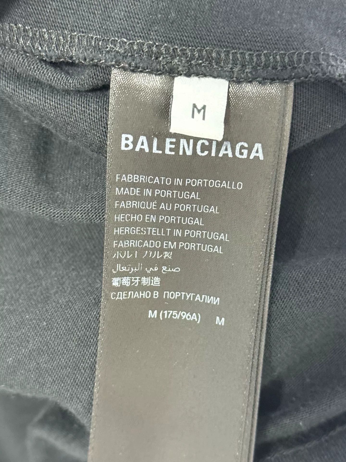 Balenciaga Balenciaga Authentic Sports Apparel Logo T-Shirt Size M Size US M / EU 48-50 / 2 - 7 Thumbnail
