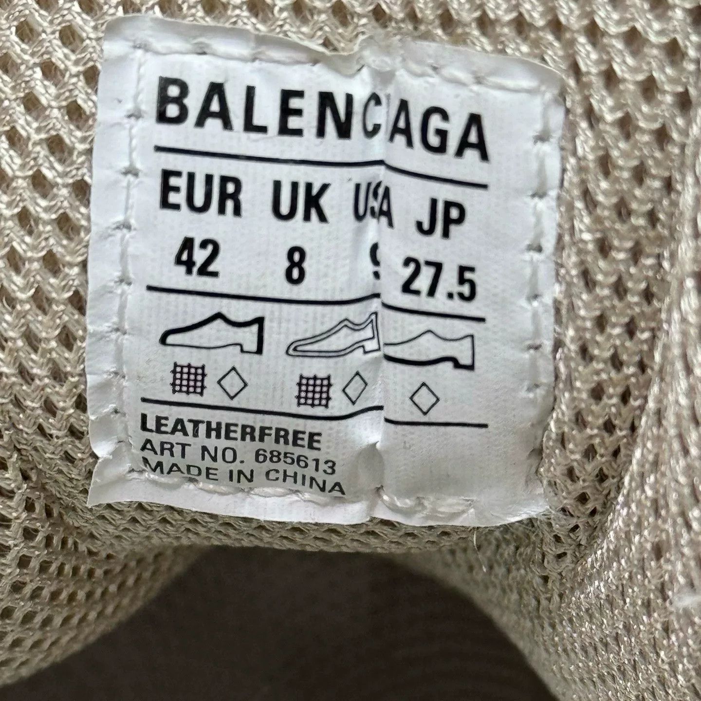 Balenciaga Balenciaga Defender Sneakers Beige Size 9 Size US 9 / EU 42 - 7 Thumbnail