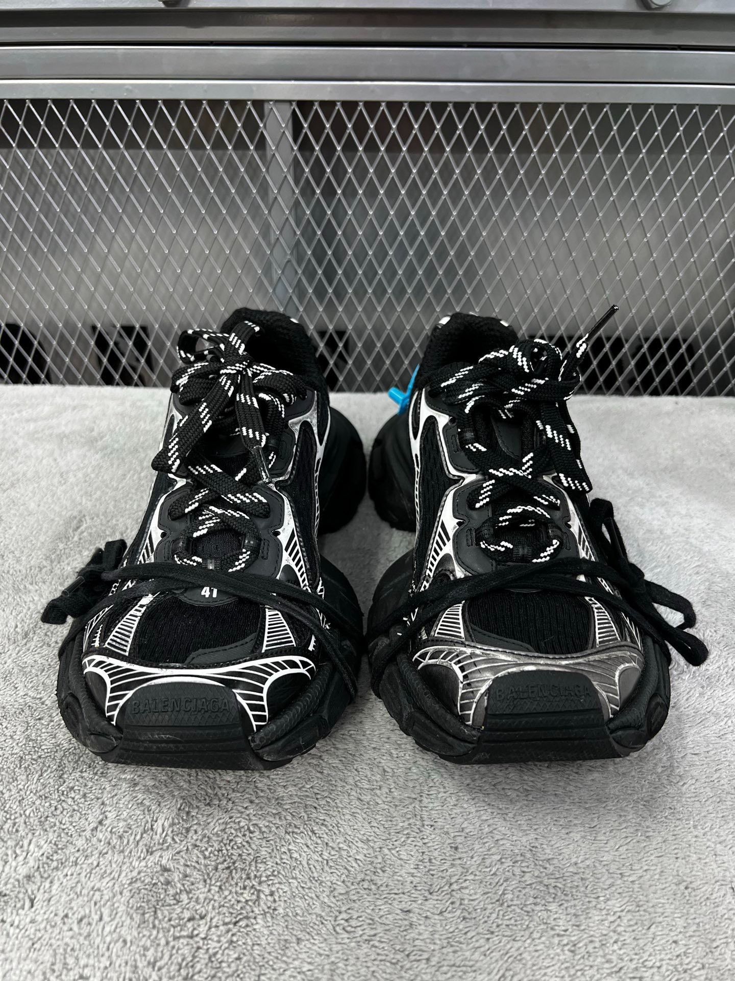 Balenciaga Balenciaga 3XL Distressed Sneakers Black Size 8 Size US 8 / EU 41 - 3 Thumbnail
