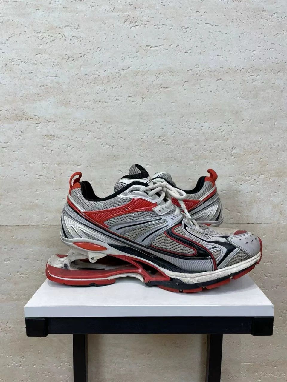 Balenciaga Balenciaga X-Pander Red Grey Sneakers Size 9 Size US 9 / EU 42 - 3 Thumbnail