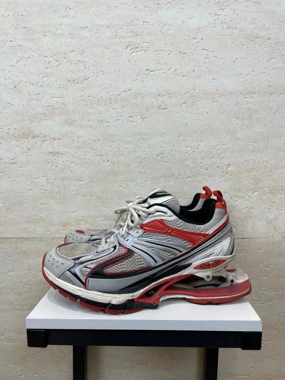 Balenciaga Balenciaga X-Pander Red Grey Sneakers Size 9 Size US 9 / EU 42 - 2 Thumbnail