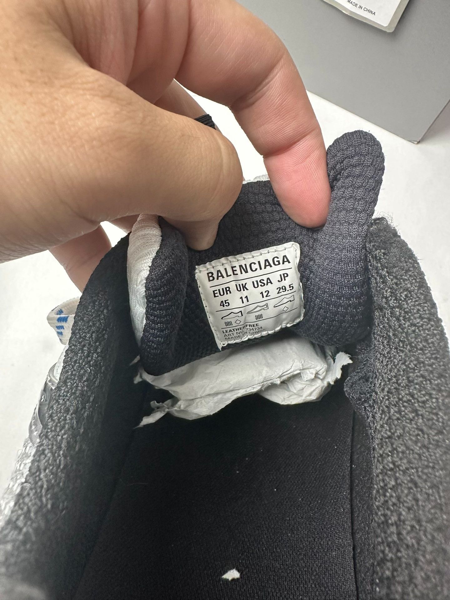 Balenciaga Balenciaga 3XL Muddy Effect Sneakers US 12 Size US 12 / EU 45 - 8 Thumbnail